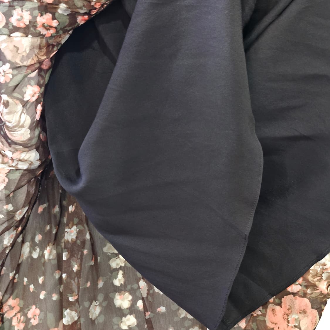 초코 플라워 프릴 쉬폰 원피스 상품이미지8