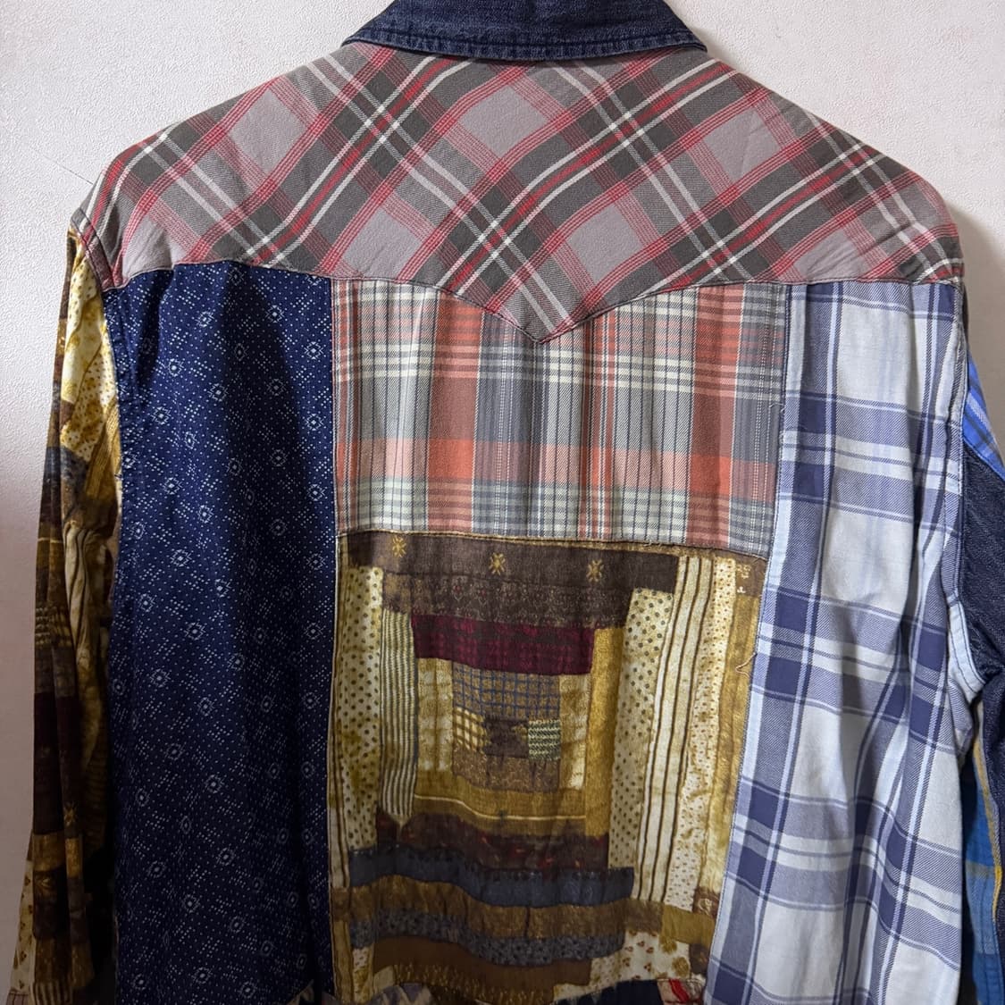 폴로 RRL 느낌 데님앤서플라이 웨스턴 투포켓 셔츠 XL (105정도) 상품이미지8