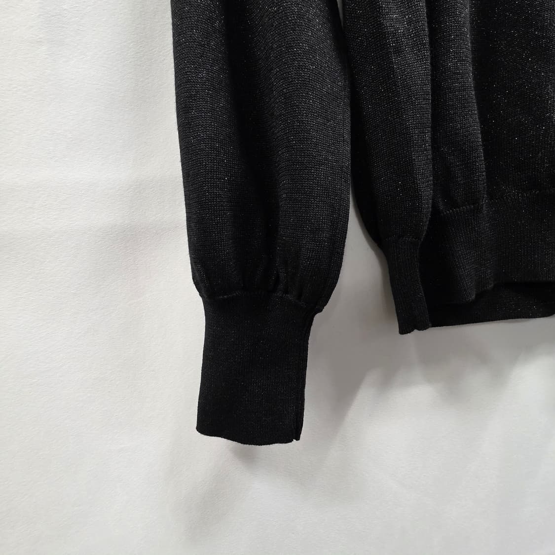 0164[COMME CA ISM]꼼사이즘 블랙 긴팔 니트 상품이미지5