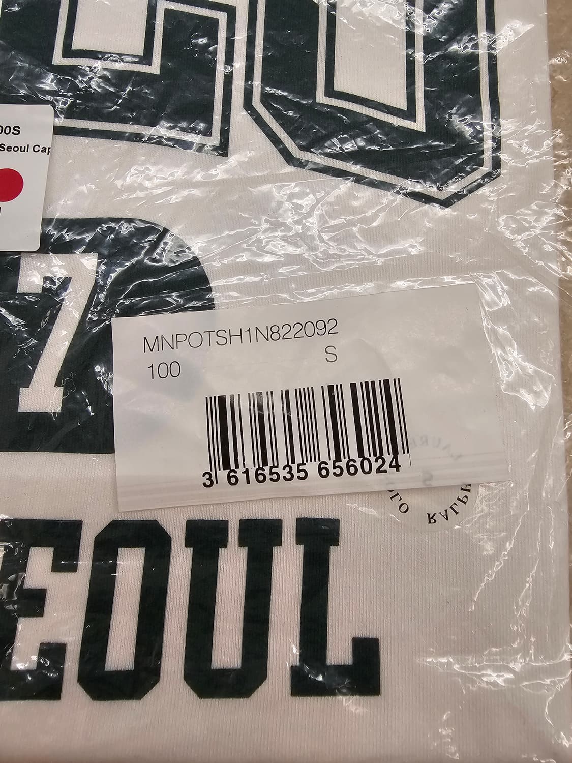 [S , M] 폴로 랄프 로렌 x 카시나 코튼 크루넥 반팔 티셔츠 화이트 상품이미지2