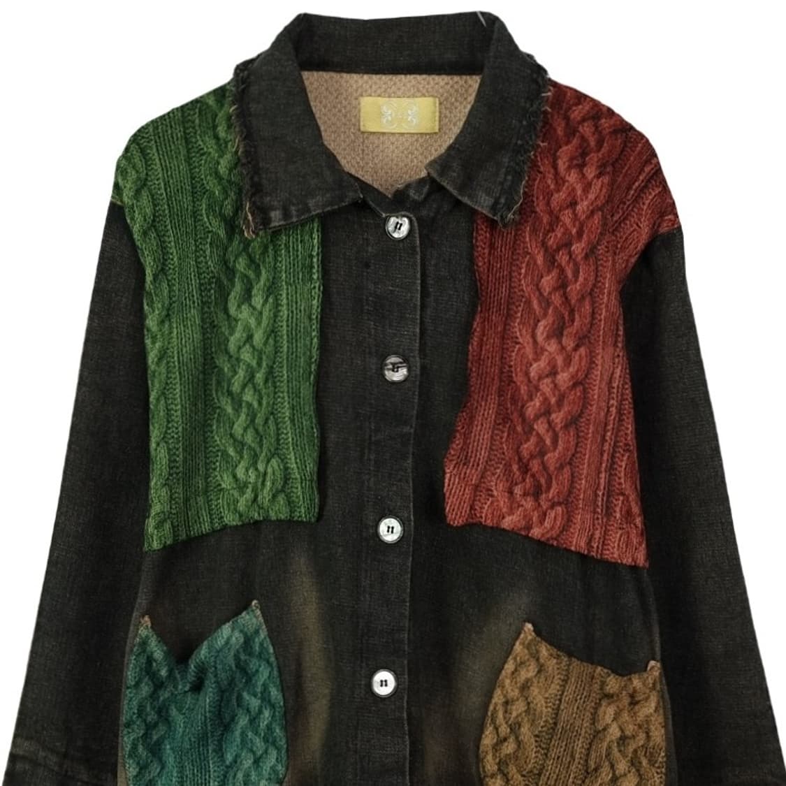 [빈티지] 패턴 프린팅 빈티지 자켓 M18719 상품이미지4