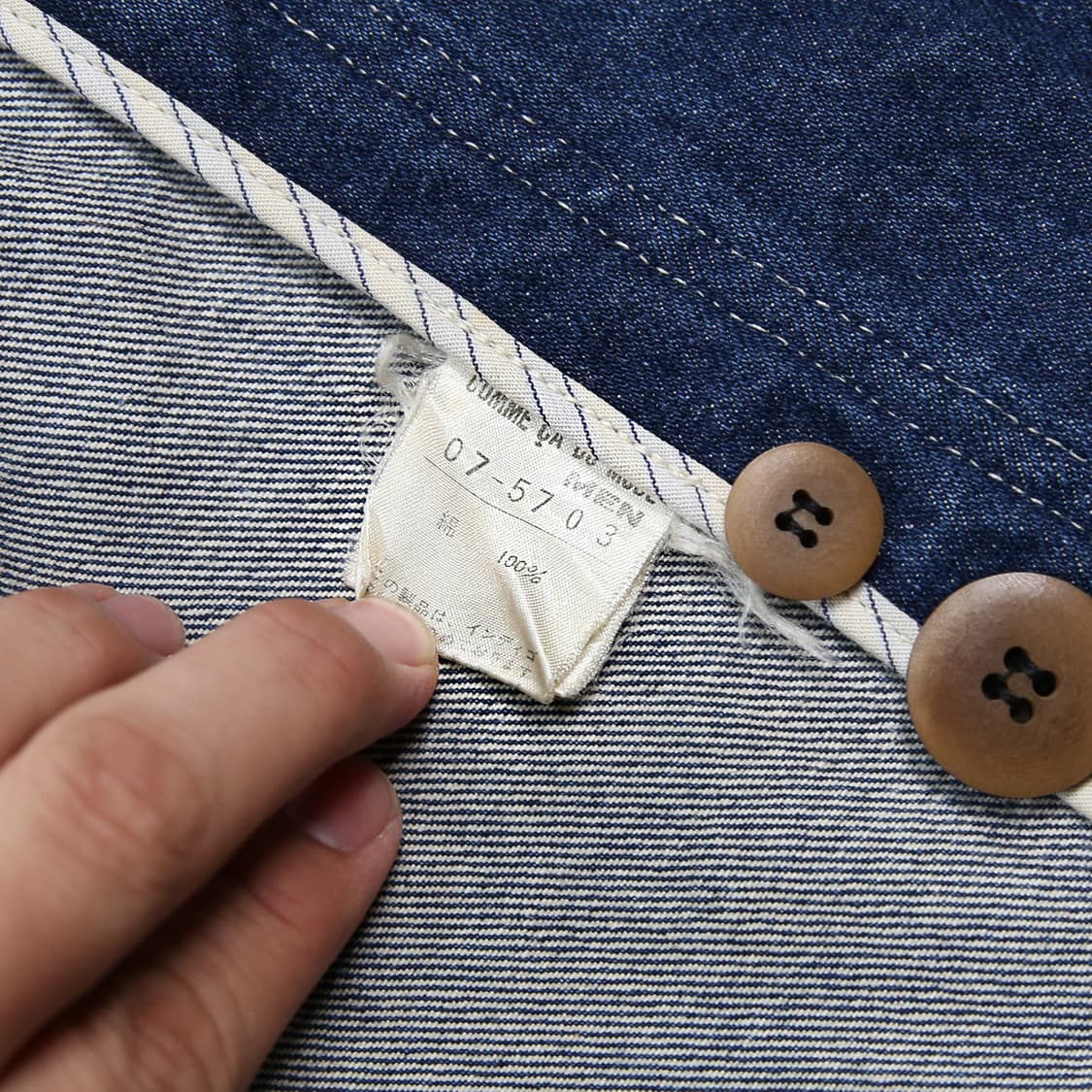 꼼사 드 모드 데님 논카라 초어 (105) 반코트 상품이미지9