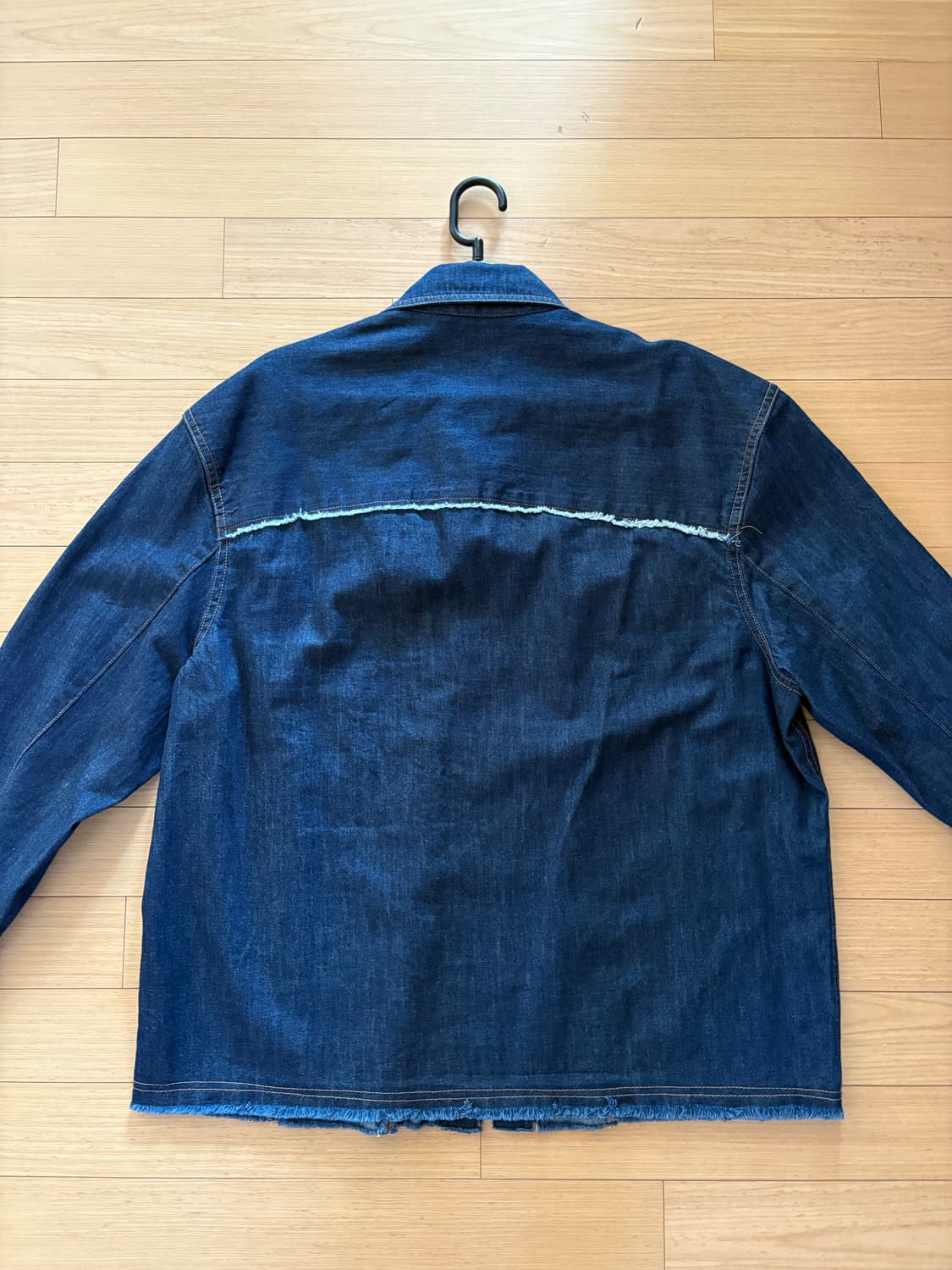 쿠어 컷오프 크롭 셔츠 m 상품이미지3