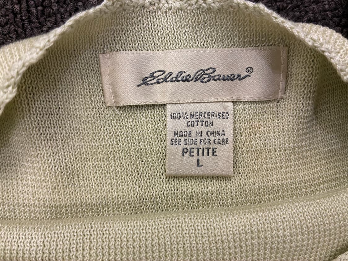 L)Eddie Bauer 빈티지 여성 민트 니트 나시 상품이미지2