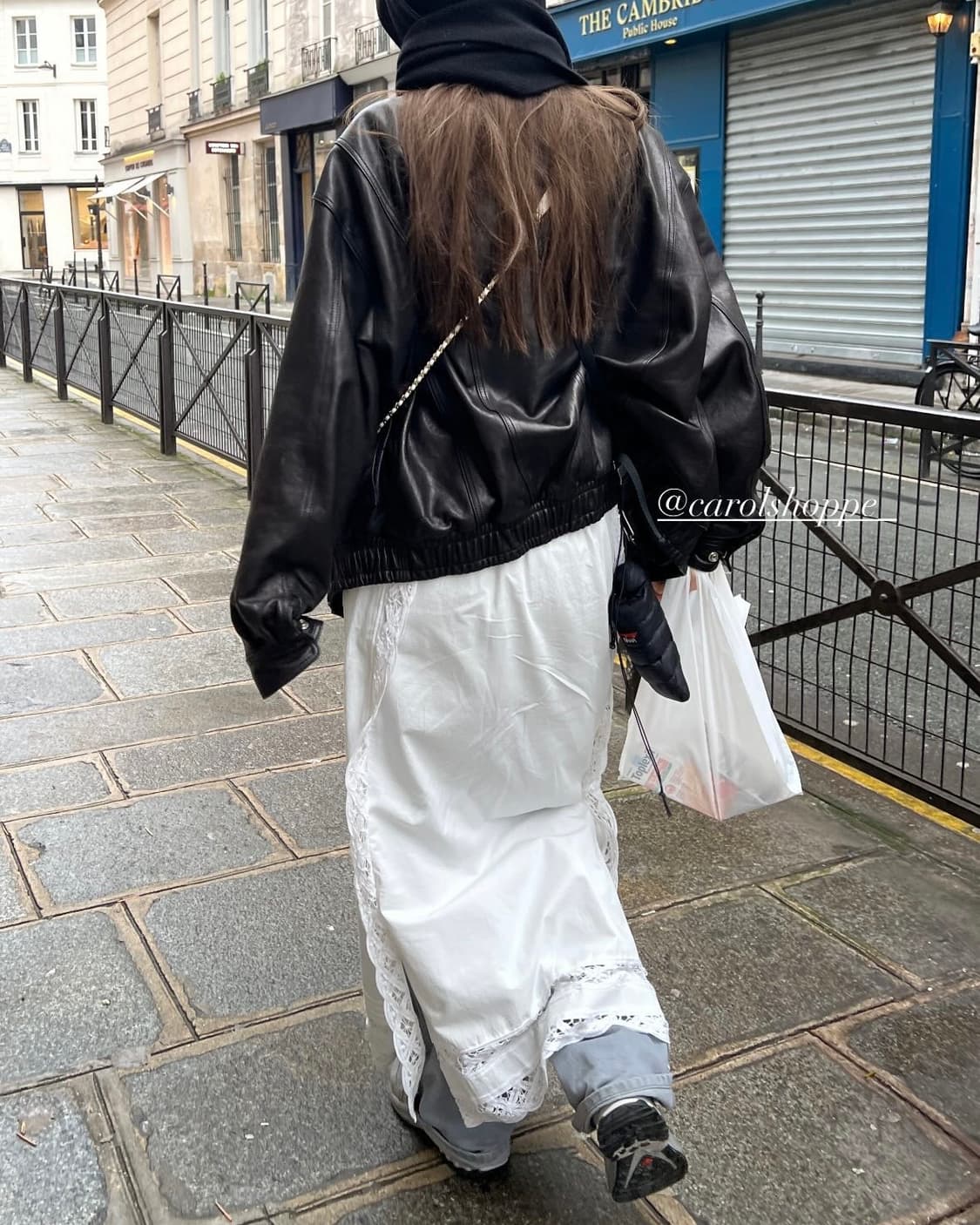 캐롤쇼페 대디레더자켓 누빔안감버전  상품이미지2