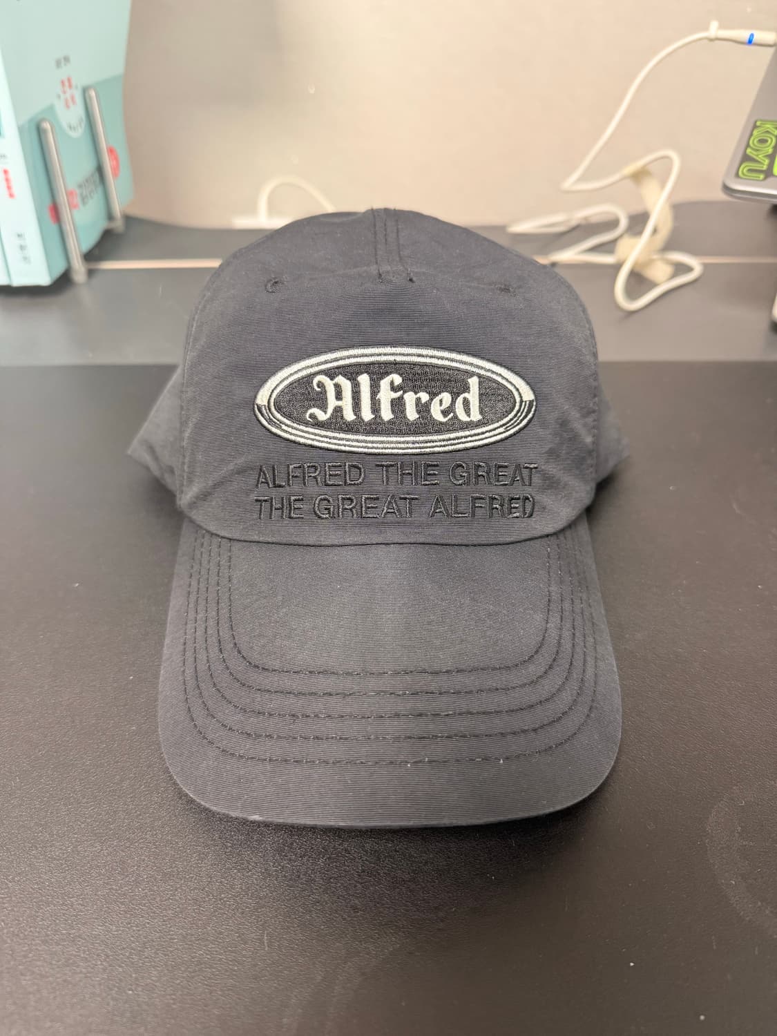 헤리티지플로스 알프레드 나일론 캡 블랙 상품이미지2