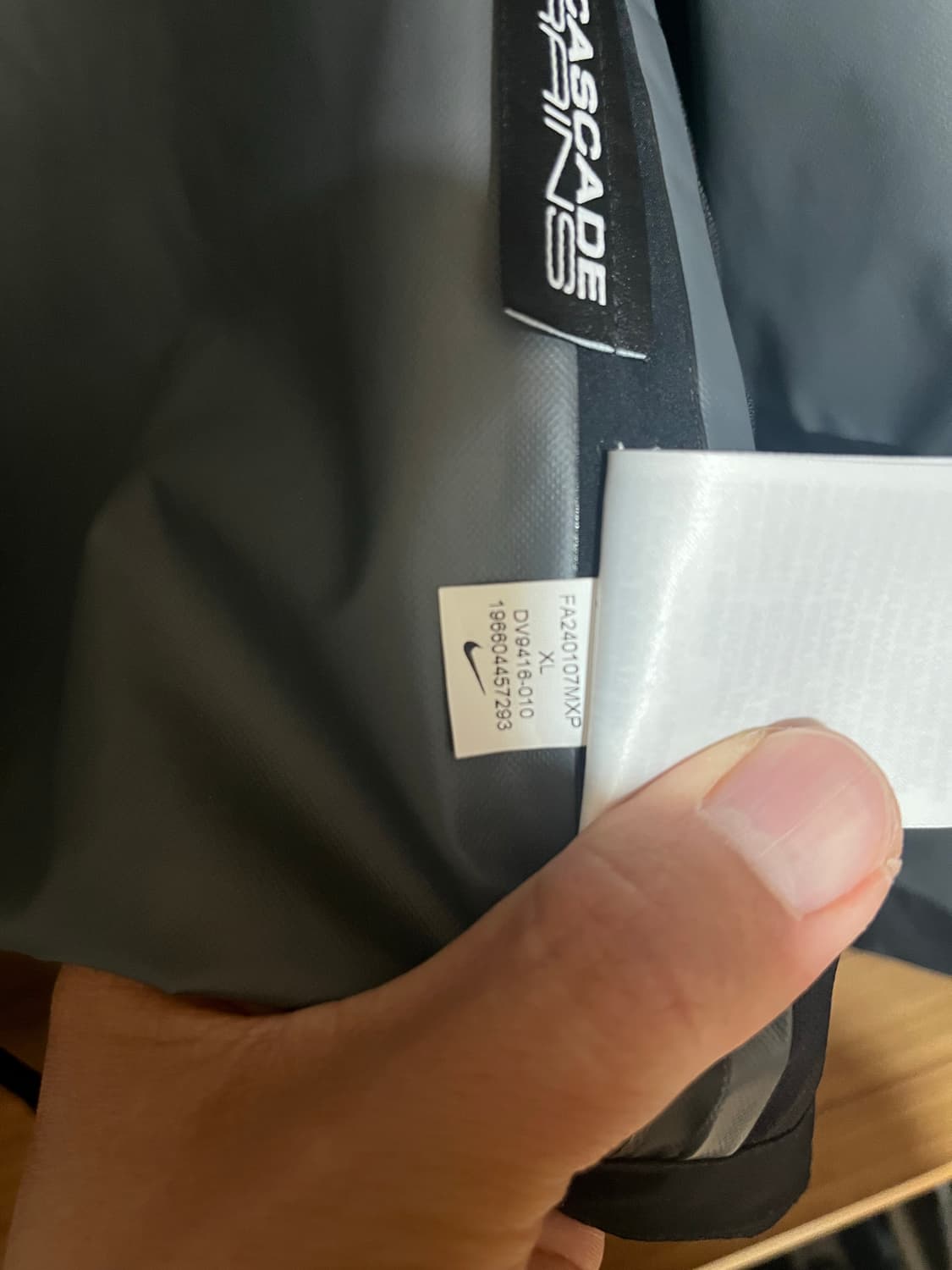 ACG 스톰핏 ADV 케스케이드 레인 풀 집 자켓 블랙  상품이미지6