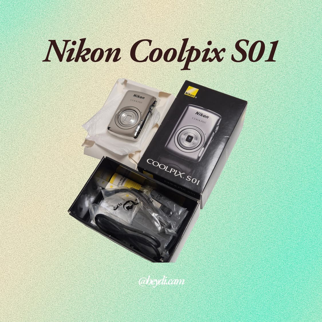 풀박스) 니콘 쿨픽스 S01 실버 Nikon coolpix s01  상품이미지3