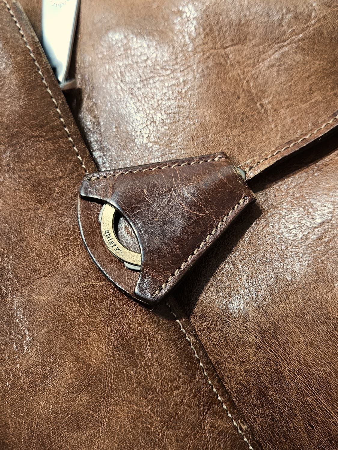 아니아리 aniary 뉴 아이디얼 레더 가공 토트백 가죽 매니아를 위한 상품이미지8