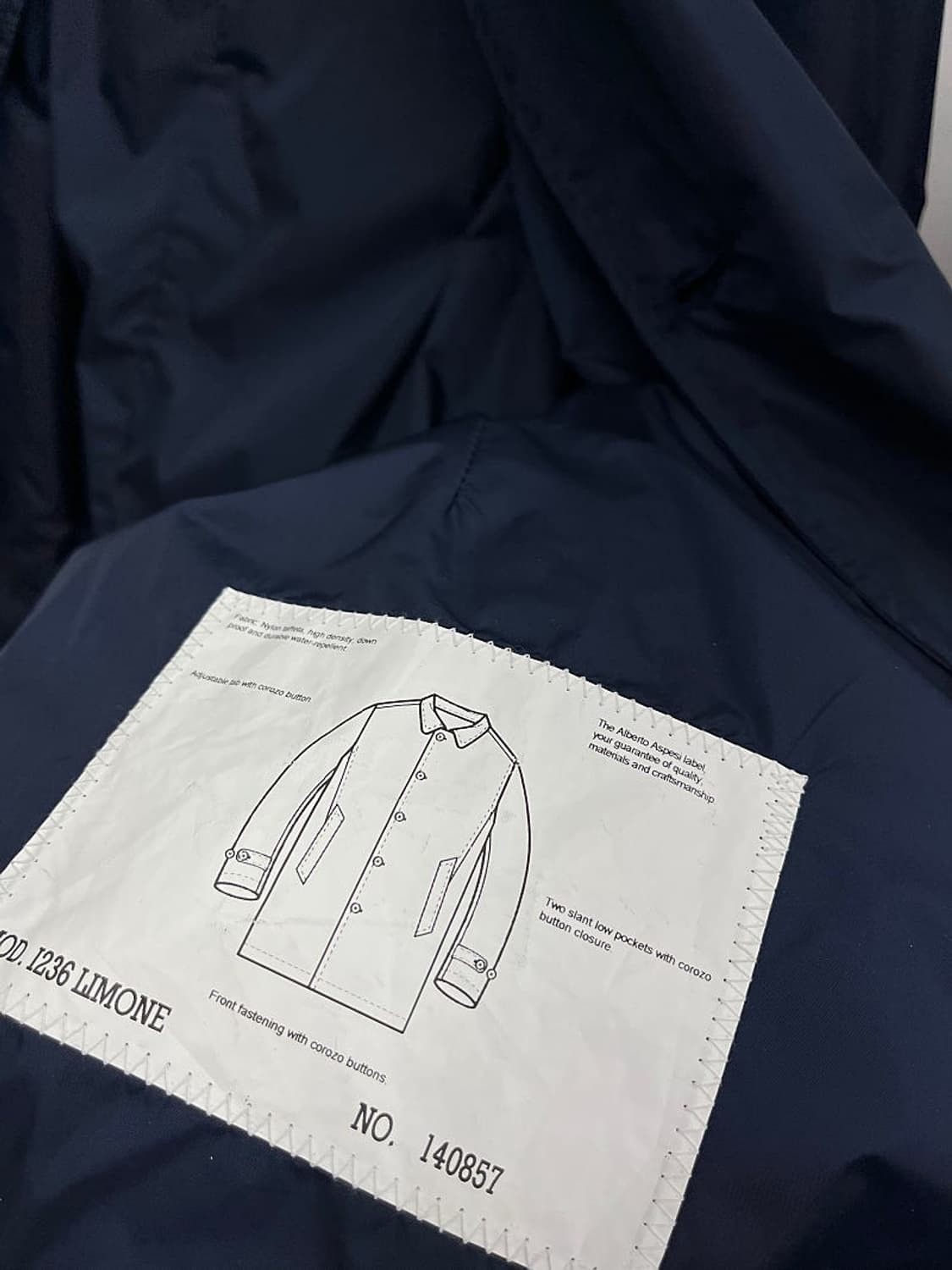 105) 아스페시 경량 나일론 자켓  상품이미지9