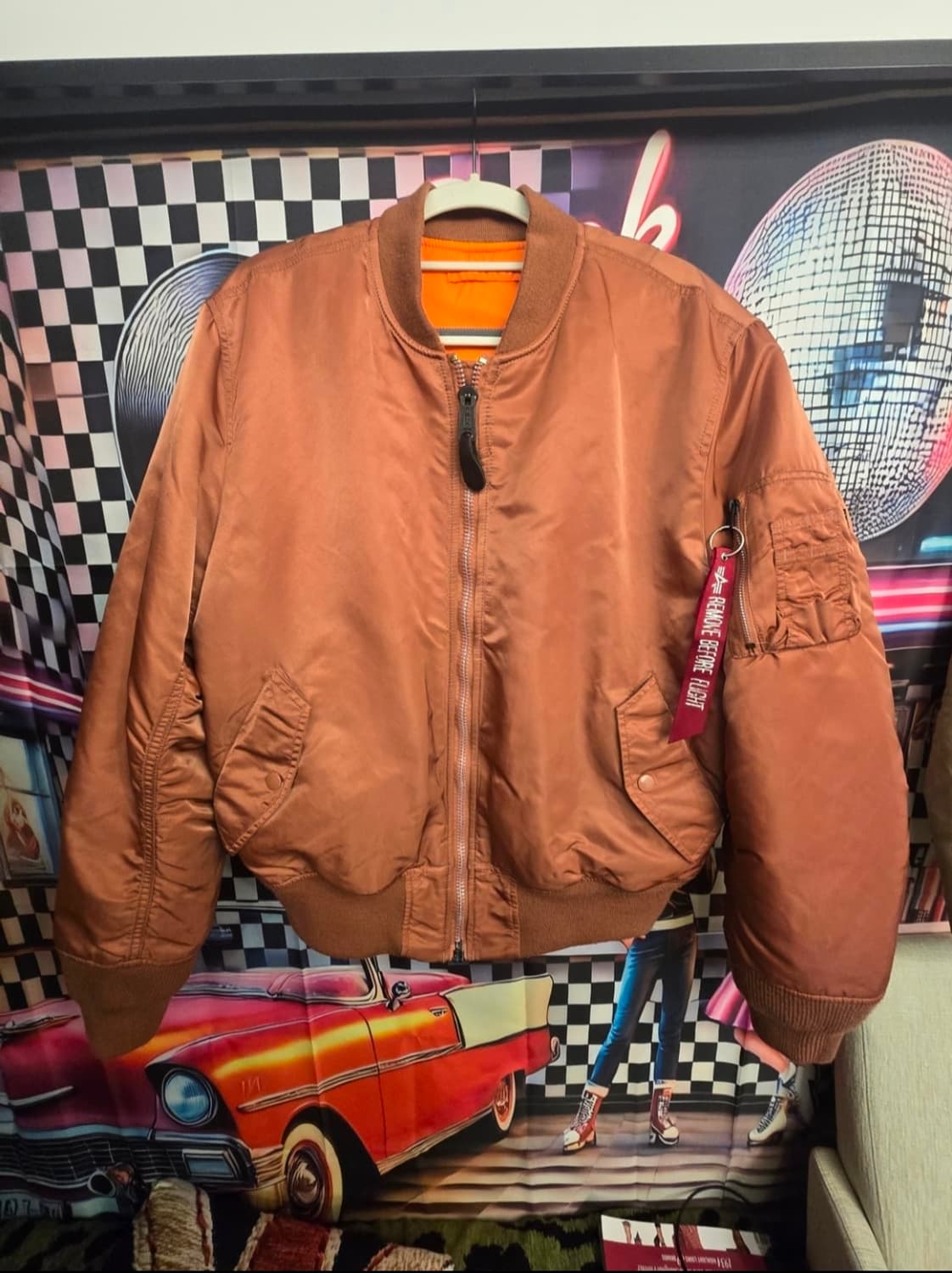 알파인더스트리MA-1 봄버 자켓 헤이즈l 브라운 451815 상품이미지2