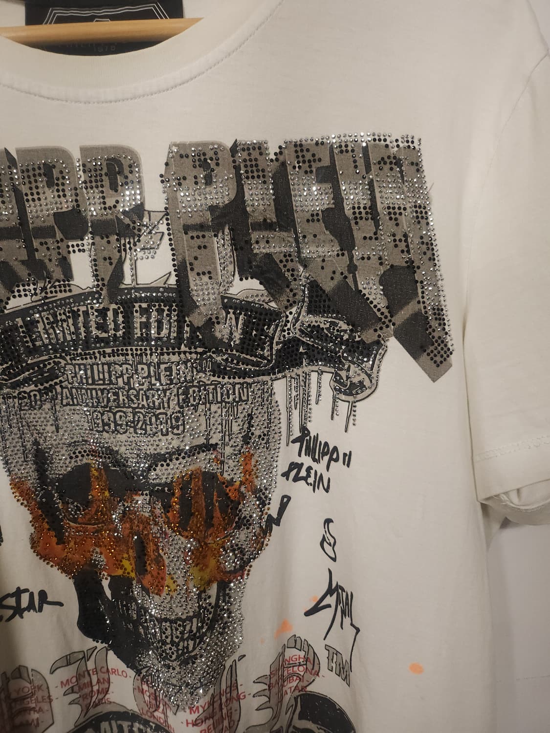 빈티지 필립플레인 스컬 반팔티셔츠 100 L 상품이미지4