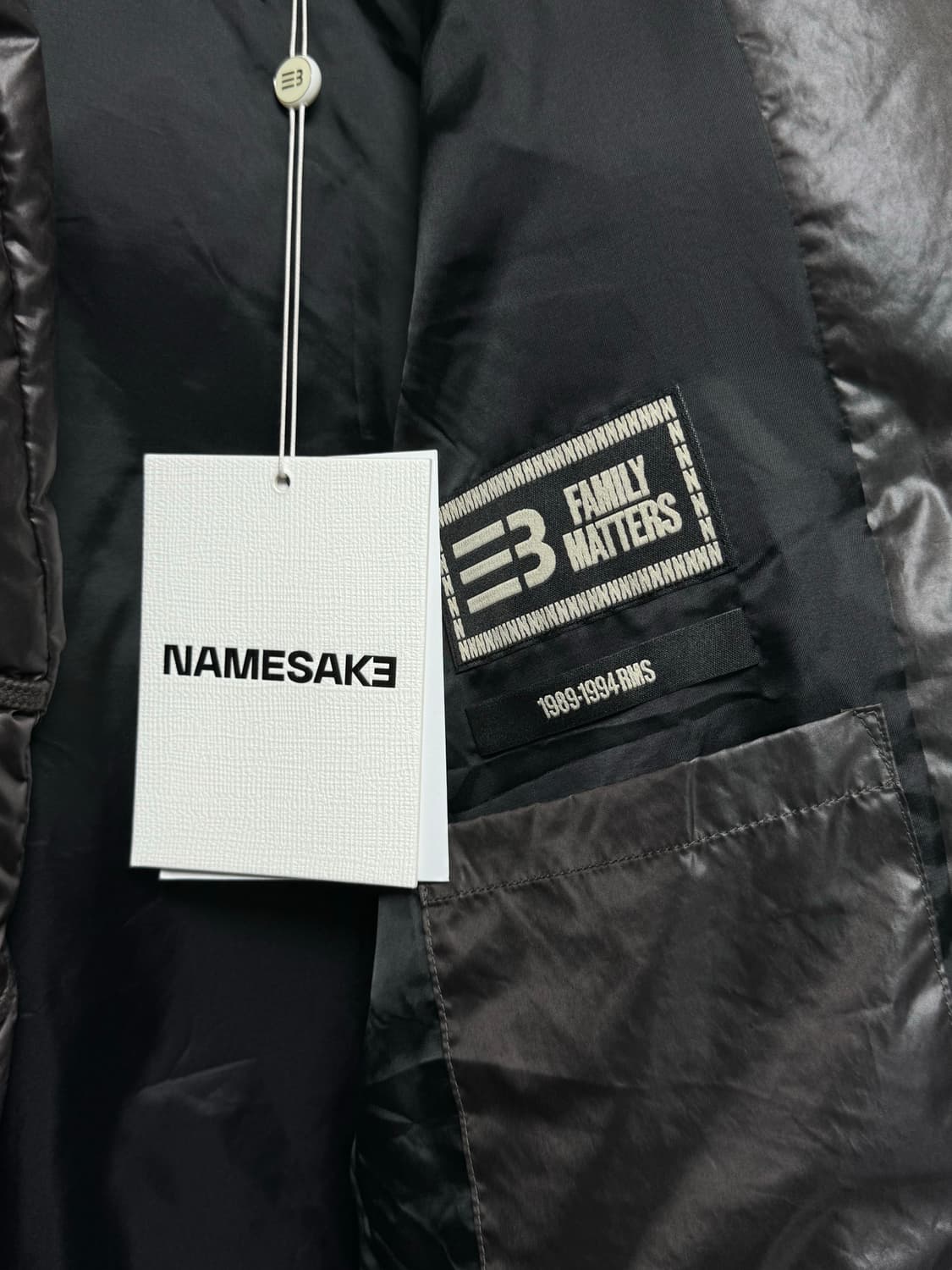 Namesake 브라운 앵글러 바인드 패딩 재킷 L size 상품이미지6