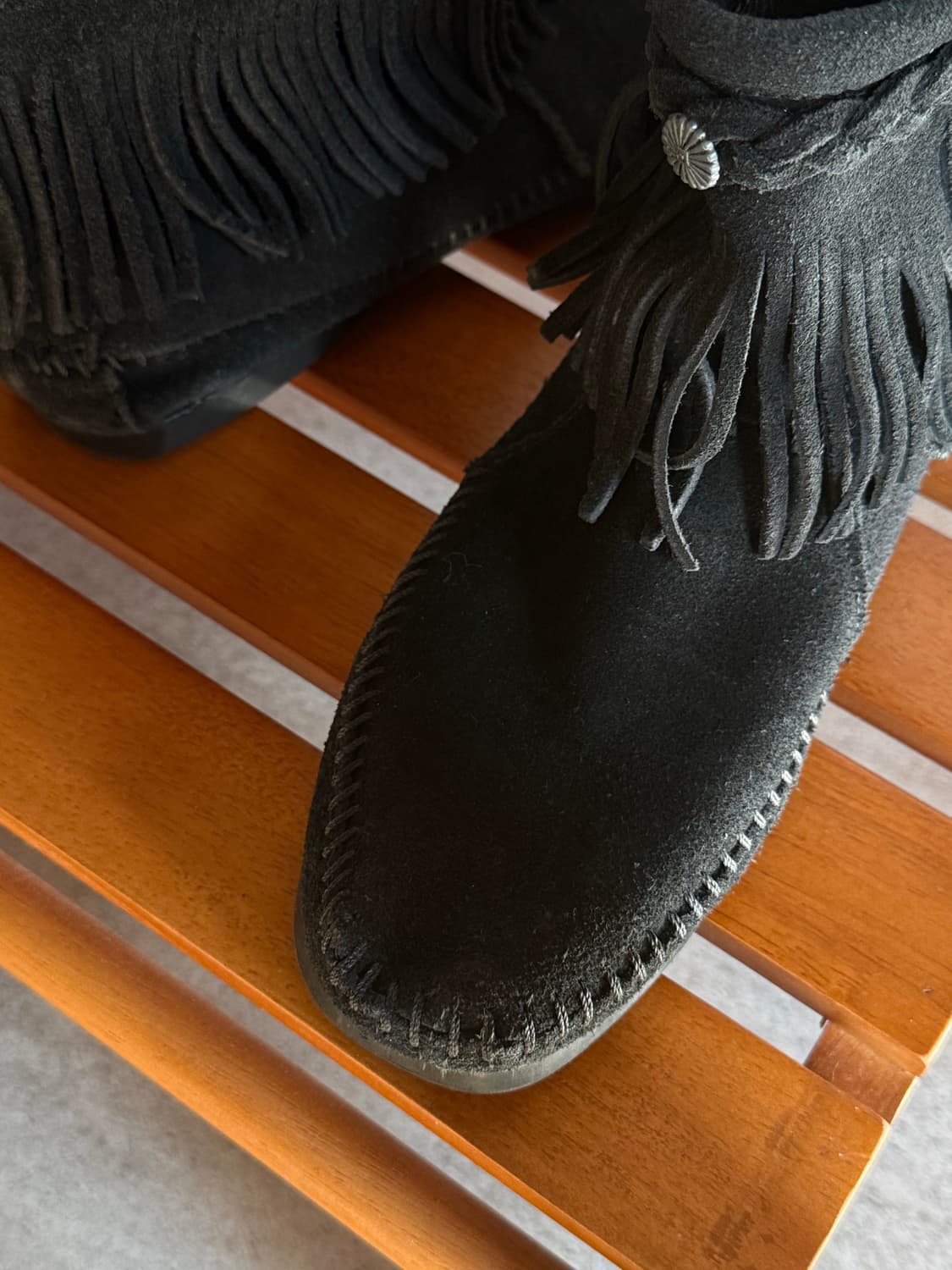 미네통카 스웨이트 웨스턴 프린지부츠 상품이미지5