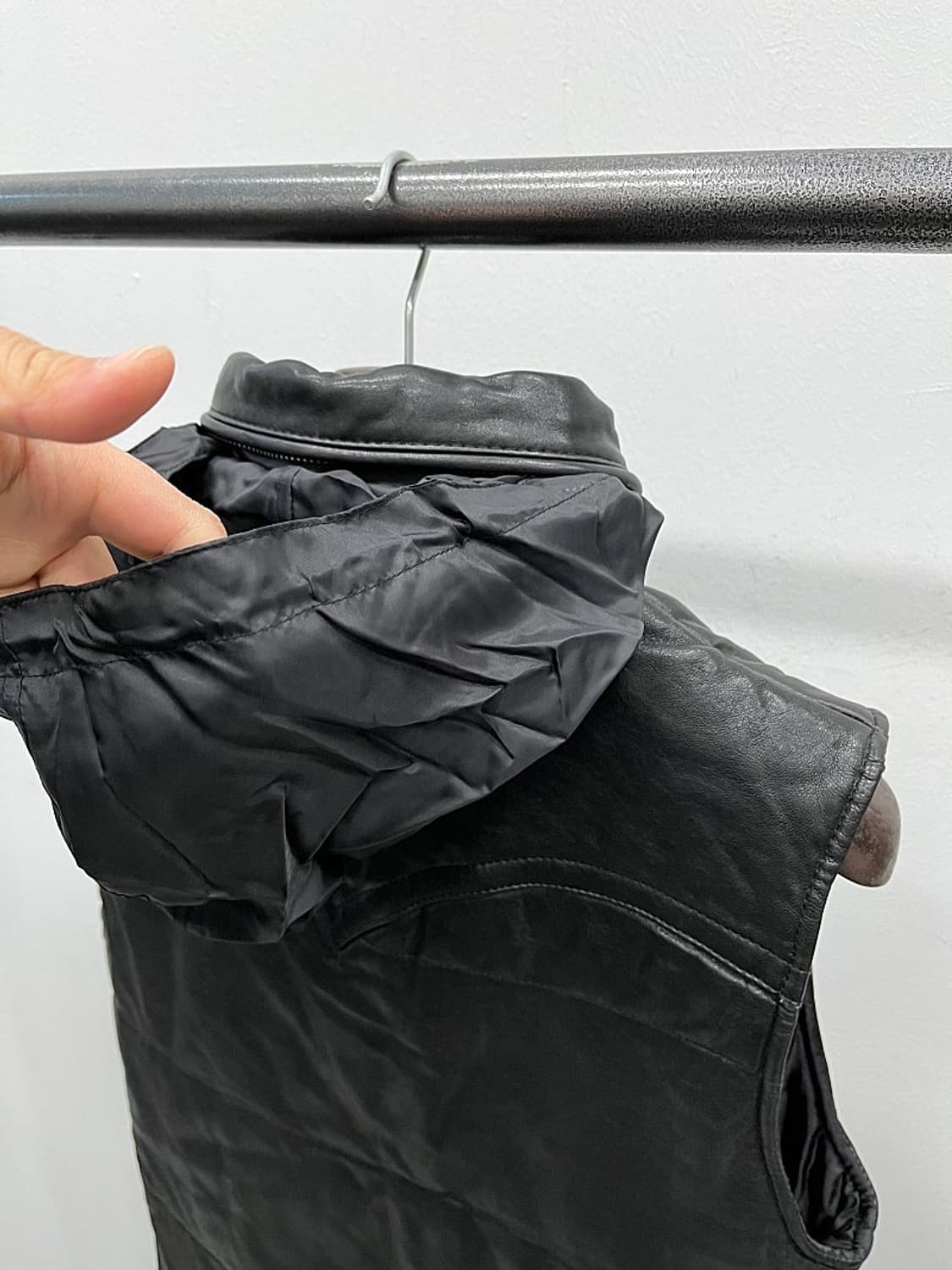 95-100) 트루릴리젼 양가죽 패딩조끼 상품이미지4