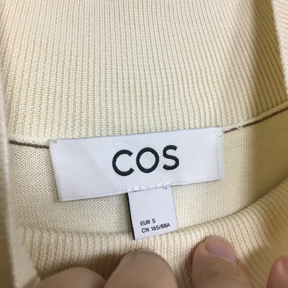 COS 코스 니트 실크 탑 S 상품이미지5