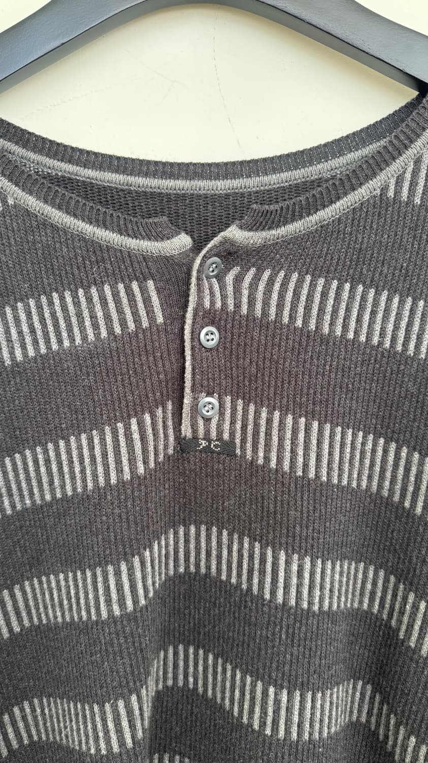 포터클래식 보더 니트 헨리넥 상품이미지2