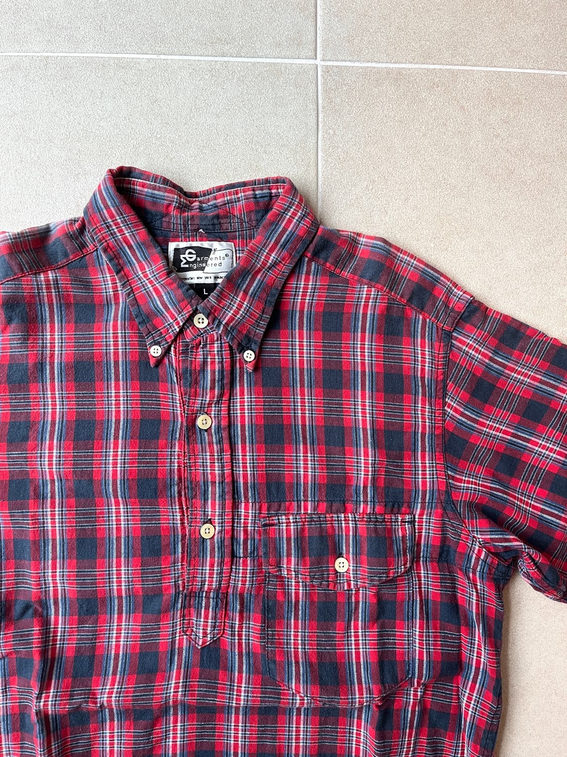 Engineered garments pullover check shirt 상품이미지3