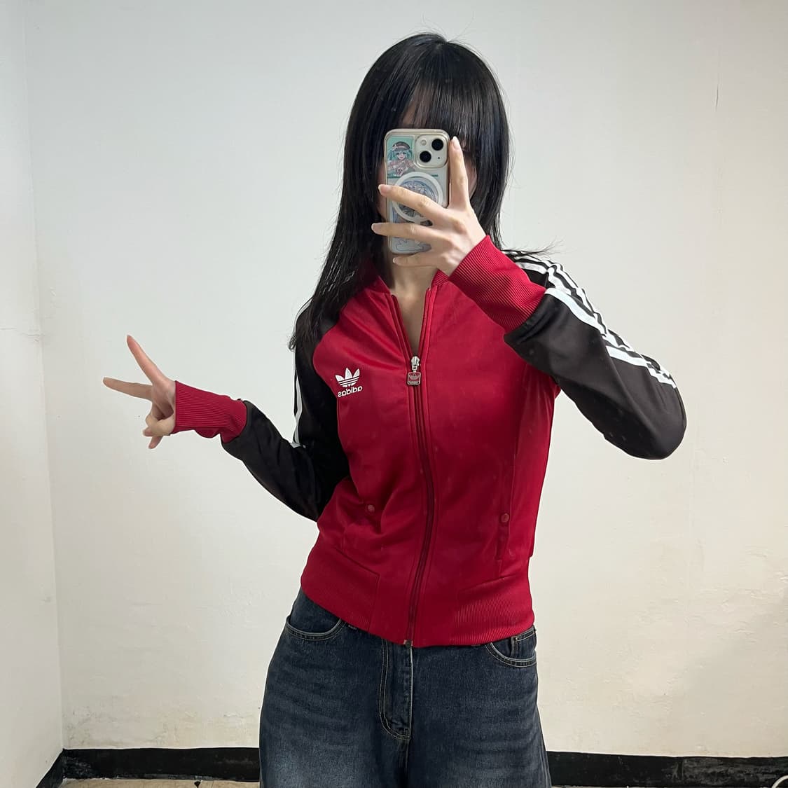 Adidas supergirl red choco jersey 상품이미지2