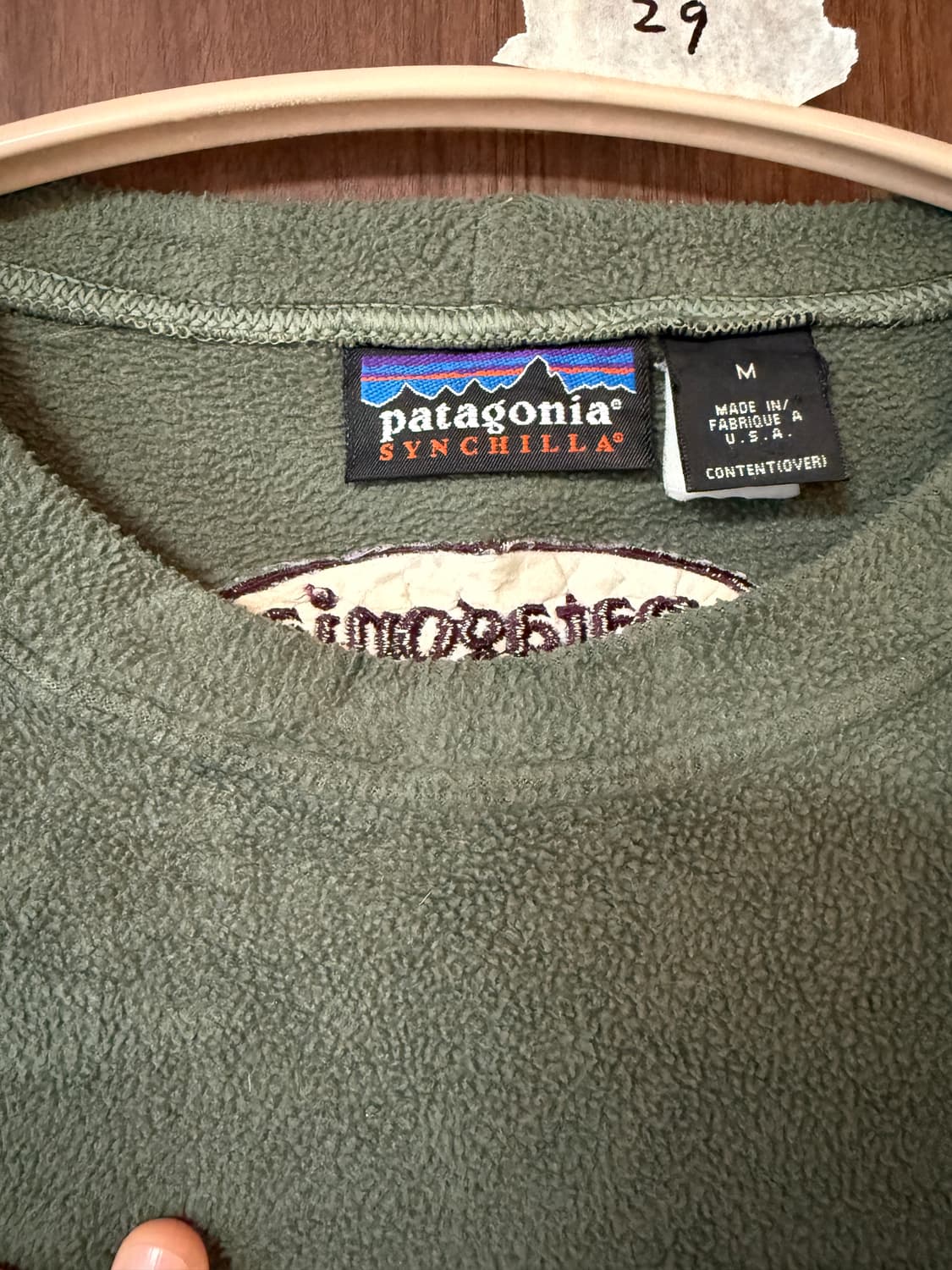 파타고니아 신칠라 플리스 맨투맨 스웻셔츠 M 상품이미지2