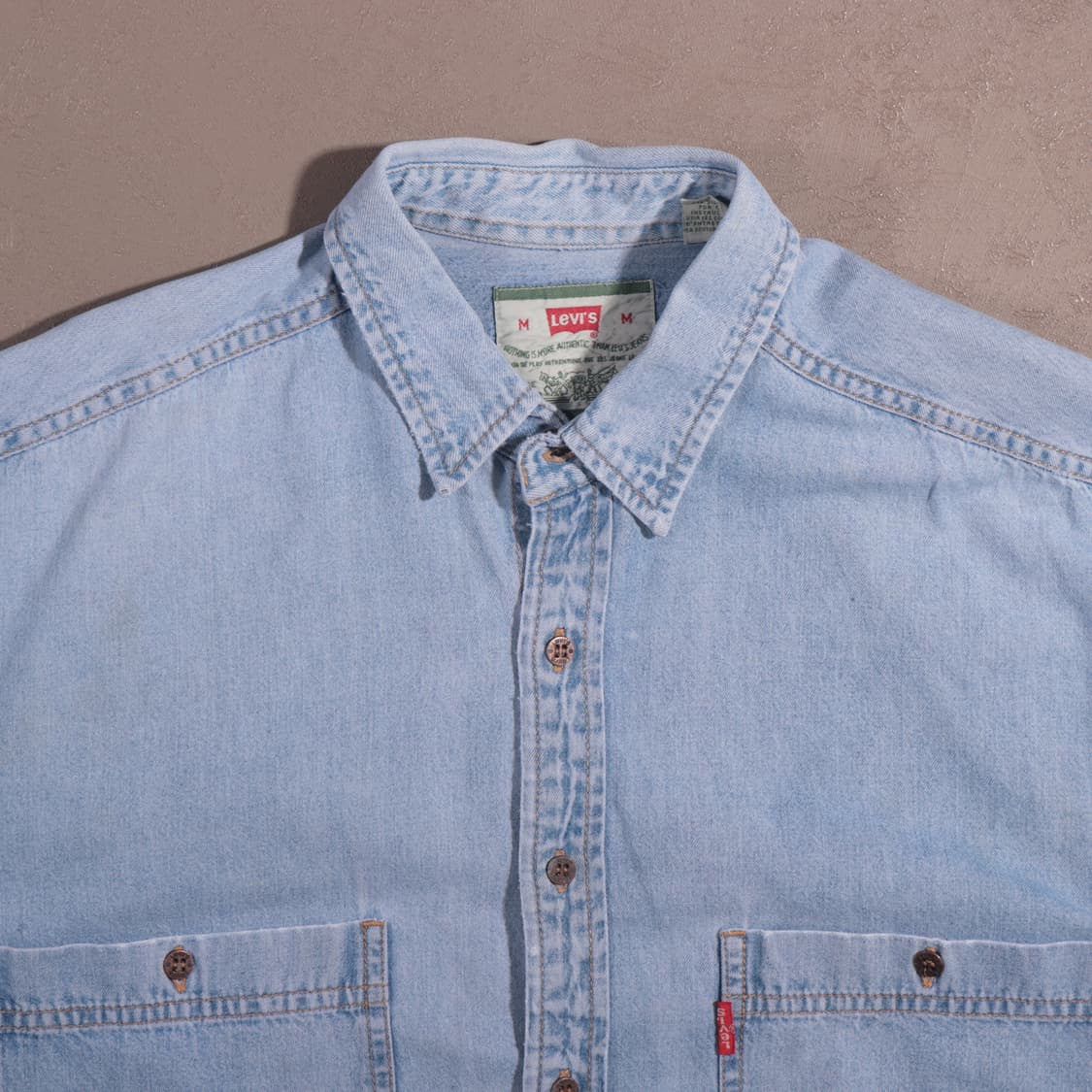 90s 리바이스 데님셔츠  상품이미지2