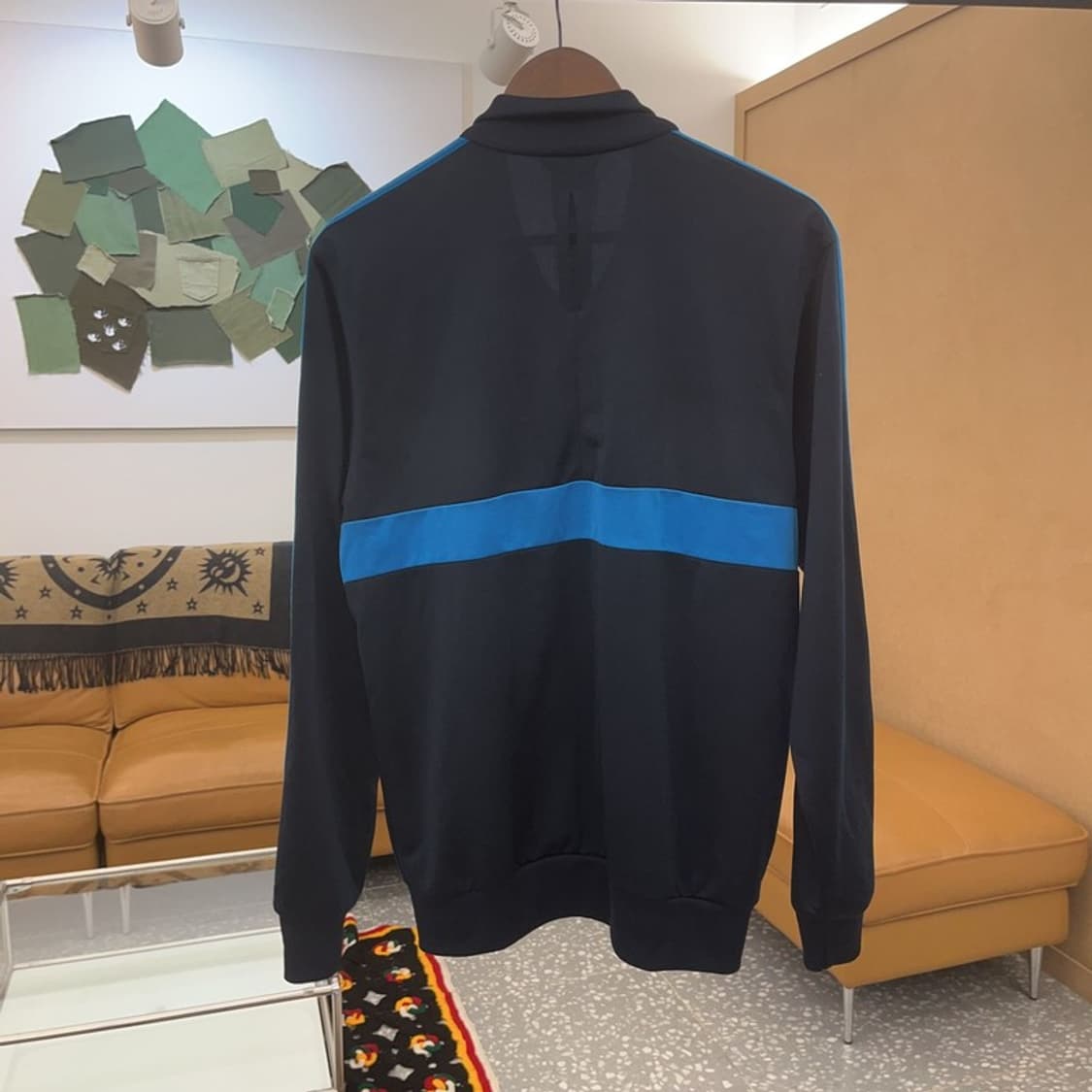 아디다스 스포티 희귀 아노깔 삼각로고 배색 져지 집업 95 C06551 상품이미지4