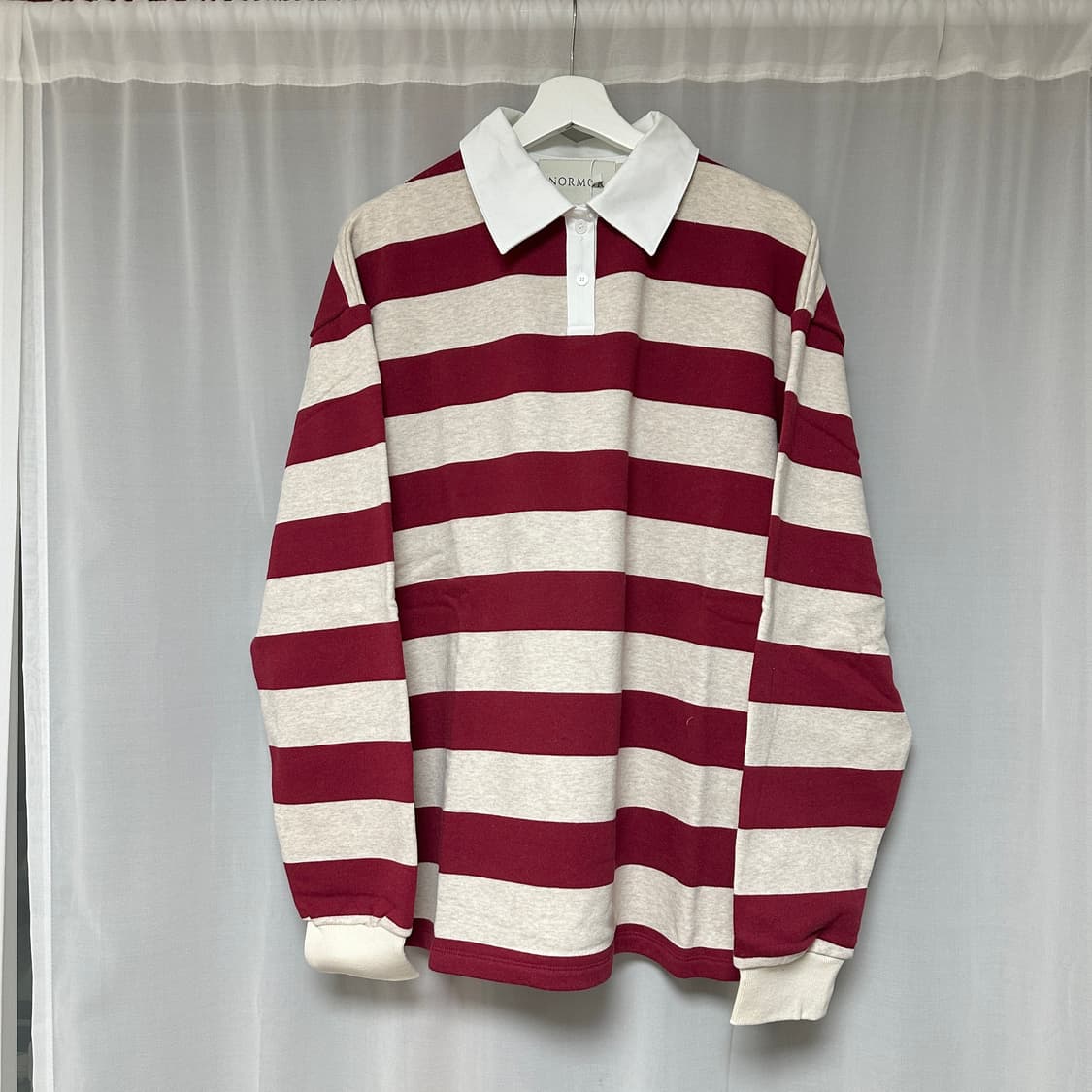 (새상품) NORMOR 럭비 셔츠 - M 상품이미지1