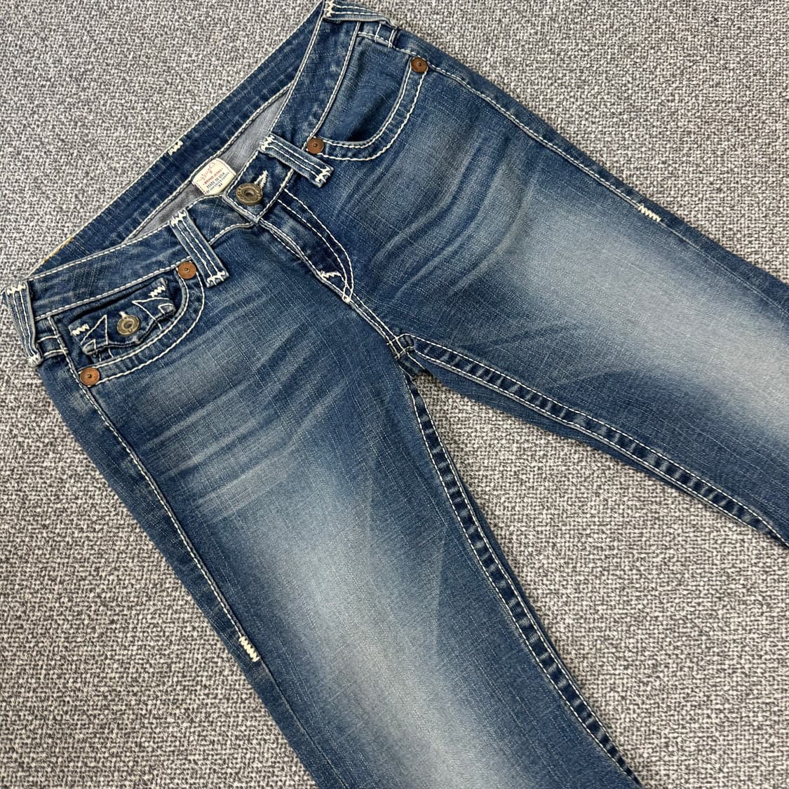 트루릴리전 화이트 스티치 부츠컷 31 상품이미지3