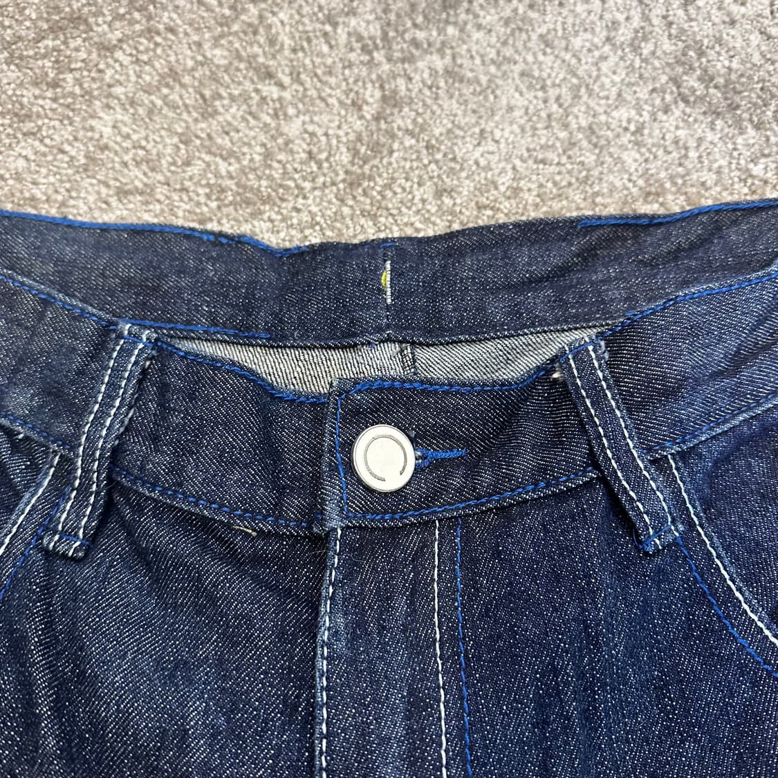 쿠지 블루 데님 스케이터 팬츠32 상품이미지5