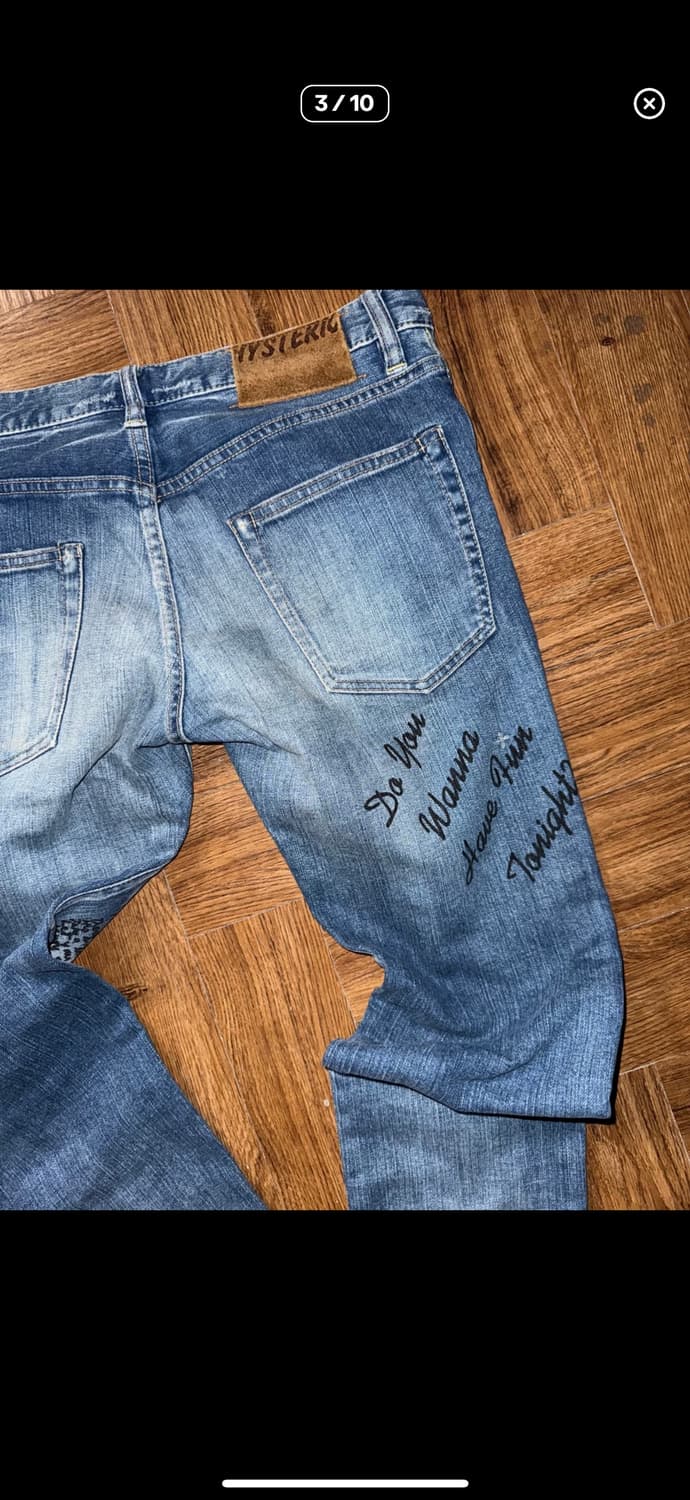 히스테릭 글래머 데님 팬츠 상품이미지2
