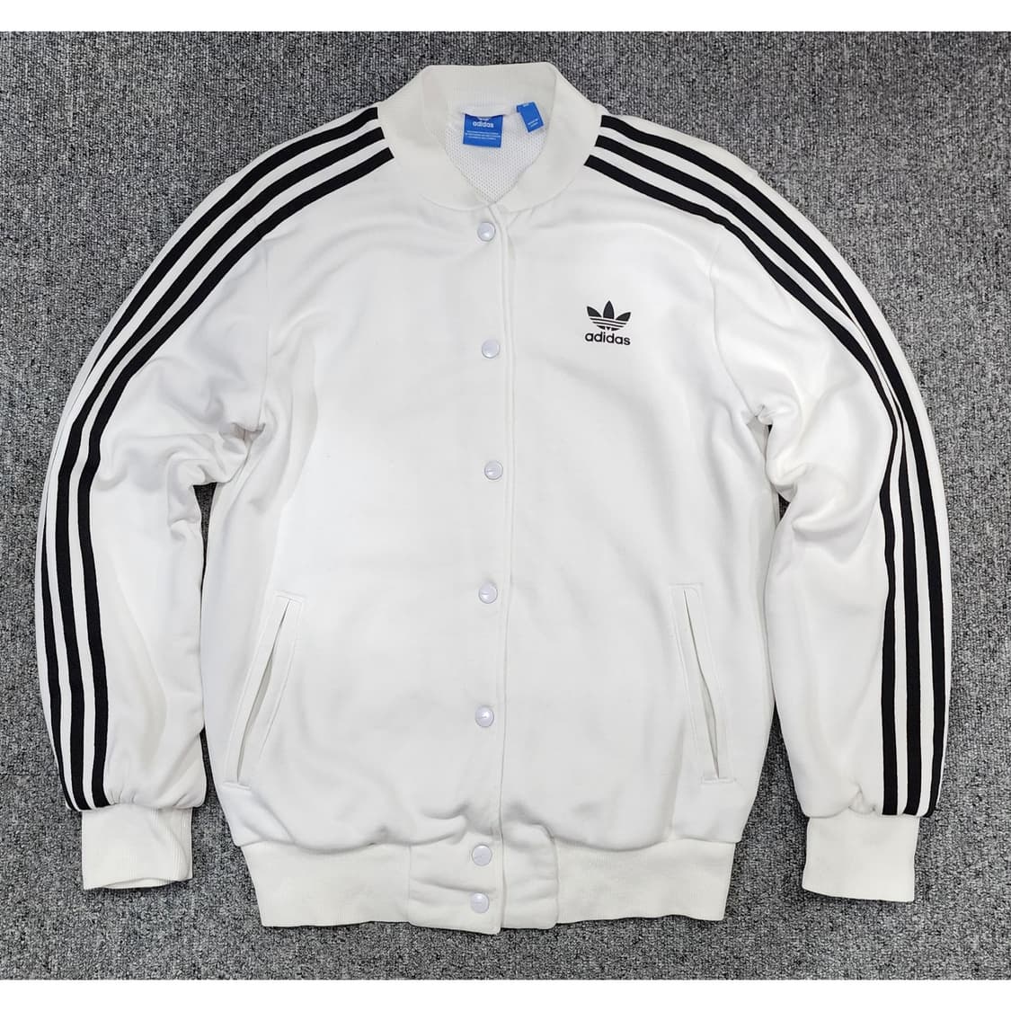 아디다스 파이어버드 빅로고 버튼 트랙탑 봄버 자켓 100 상품이미지1