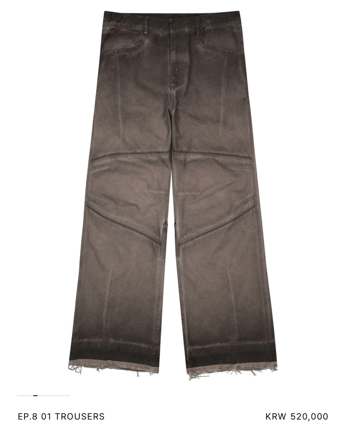Xlim / ep.8 01 Trousers Dark Brown / L 상품이미지2