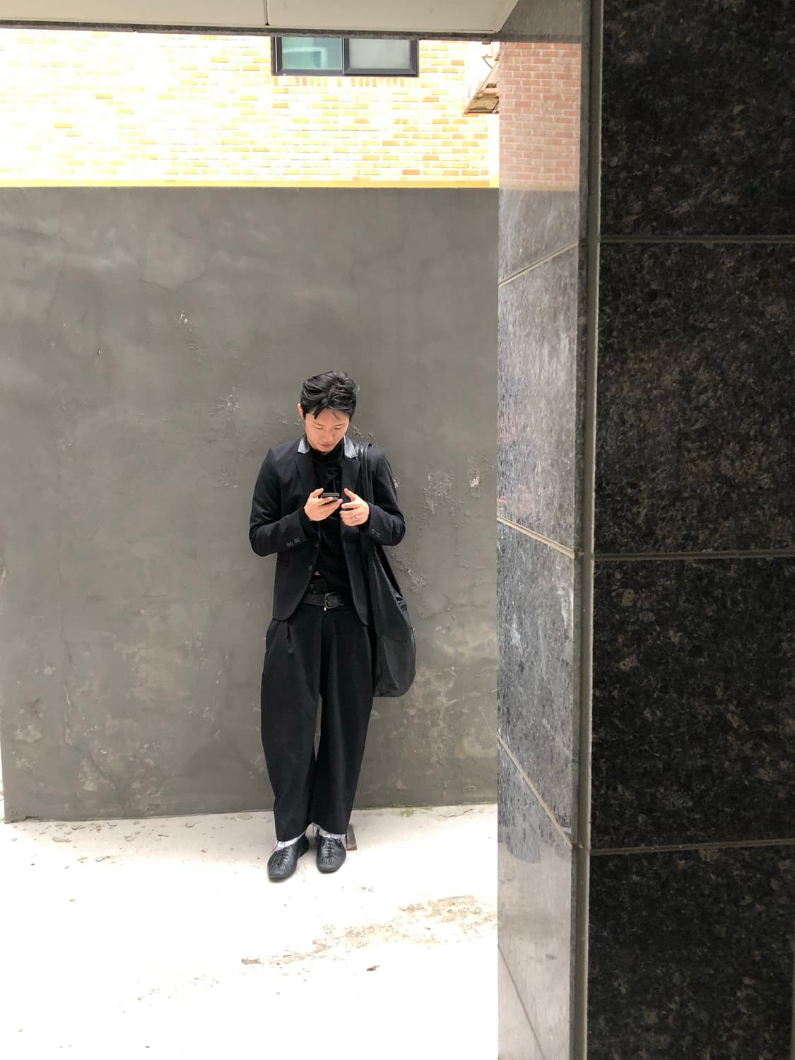 휴고보스 레더 카라 블레이저 상품이미지2