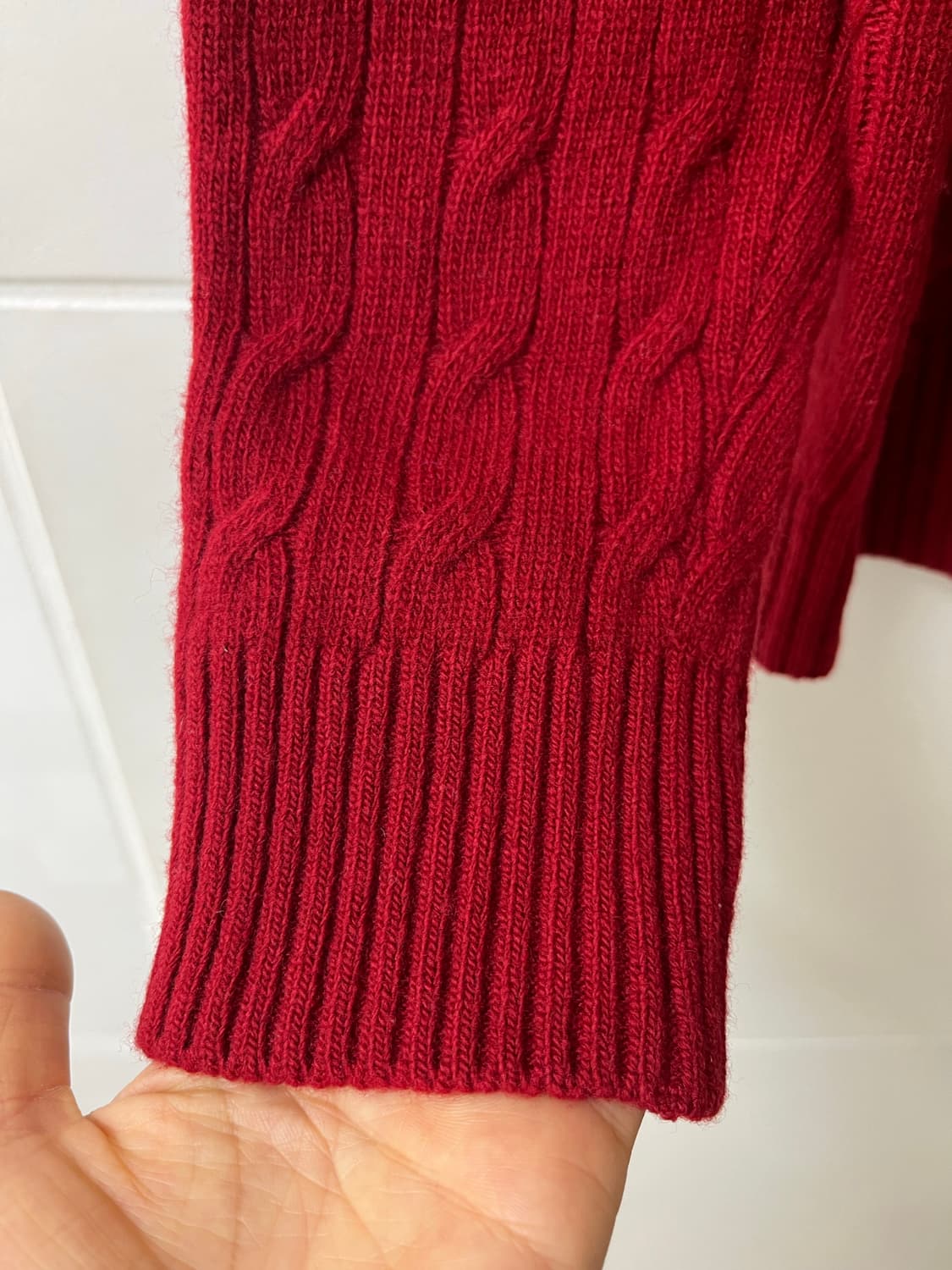 라코스테 가디건 모 100% 상품이미지7