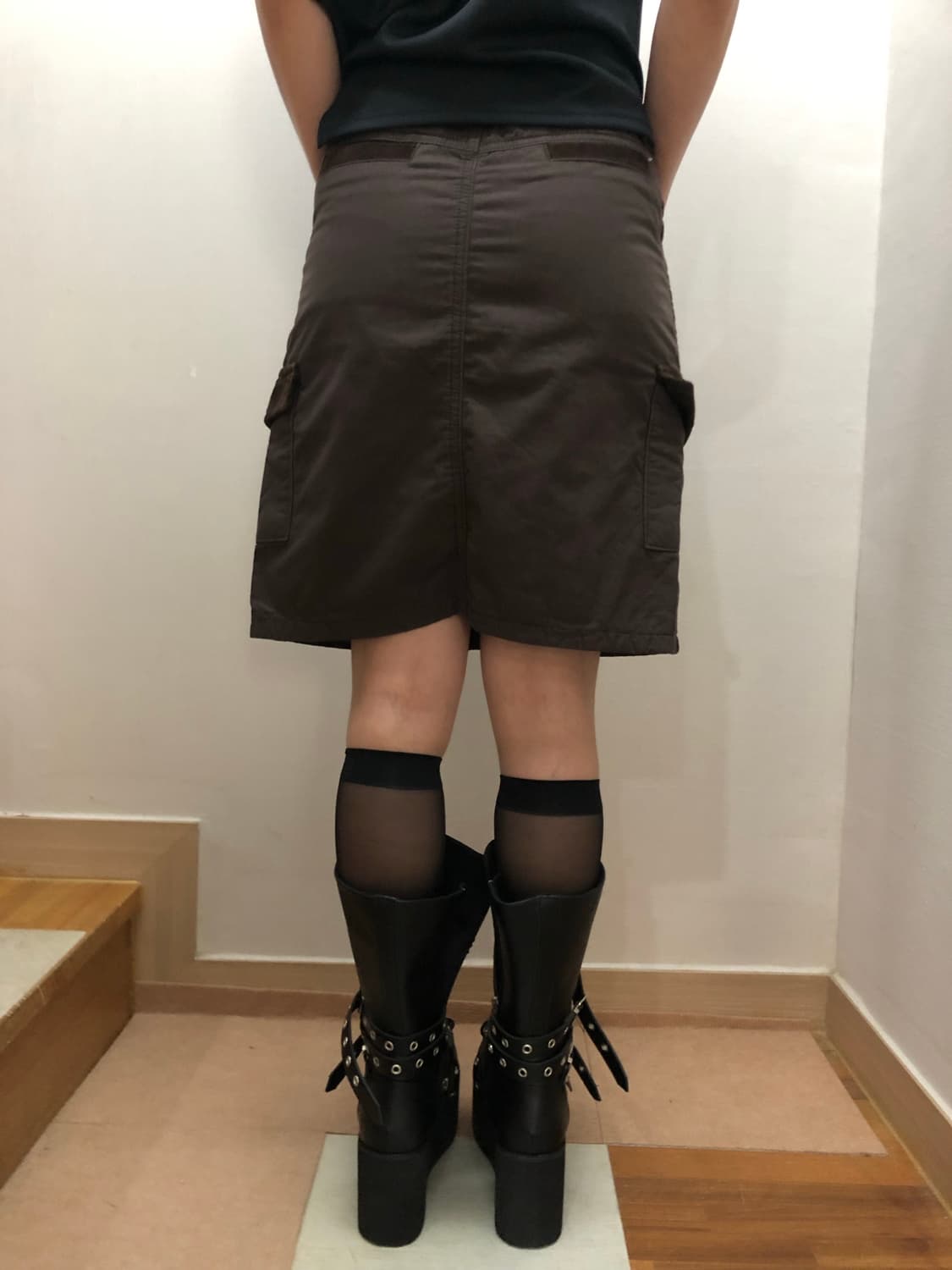 빈티지 브라운 포켓 스커트 상품이미지10