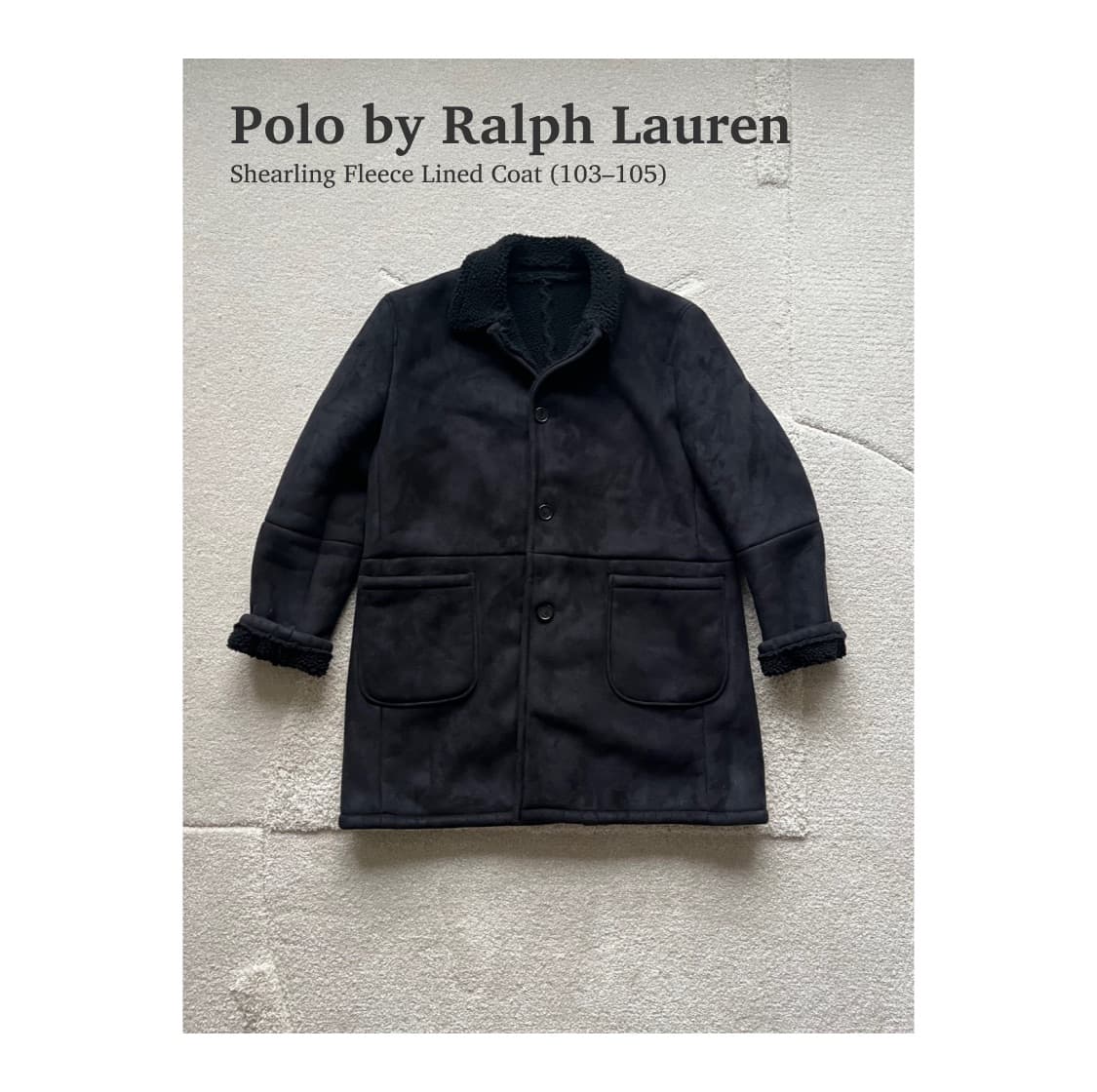 폴로 랄프로렌 셰어링 무스탕 코트 (103-105) 상품이미지1