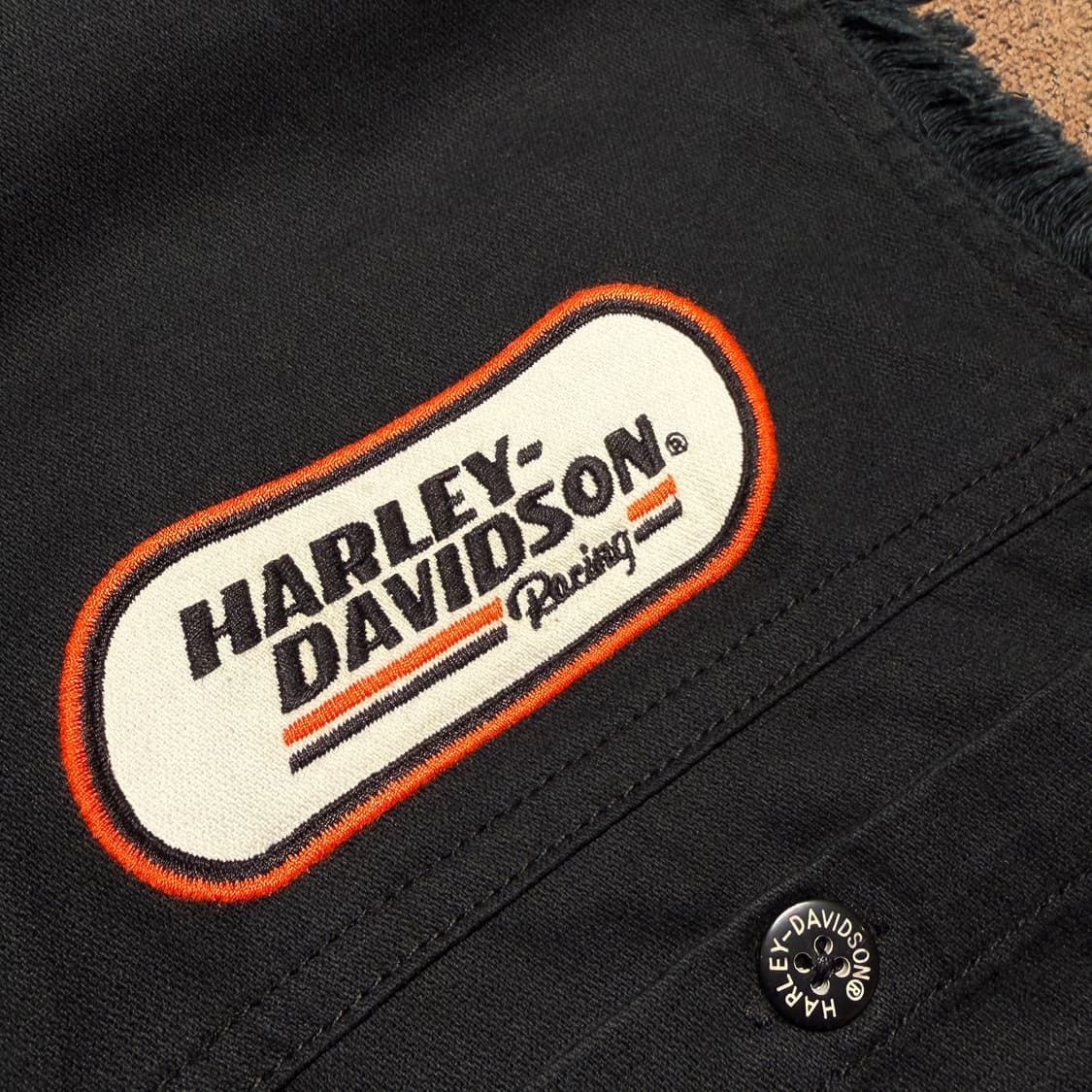 할리데이비슨 스트리밍이글 민소매 셔츠 L 블랙 상품이미지3