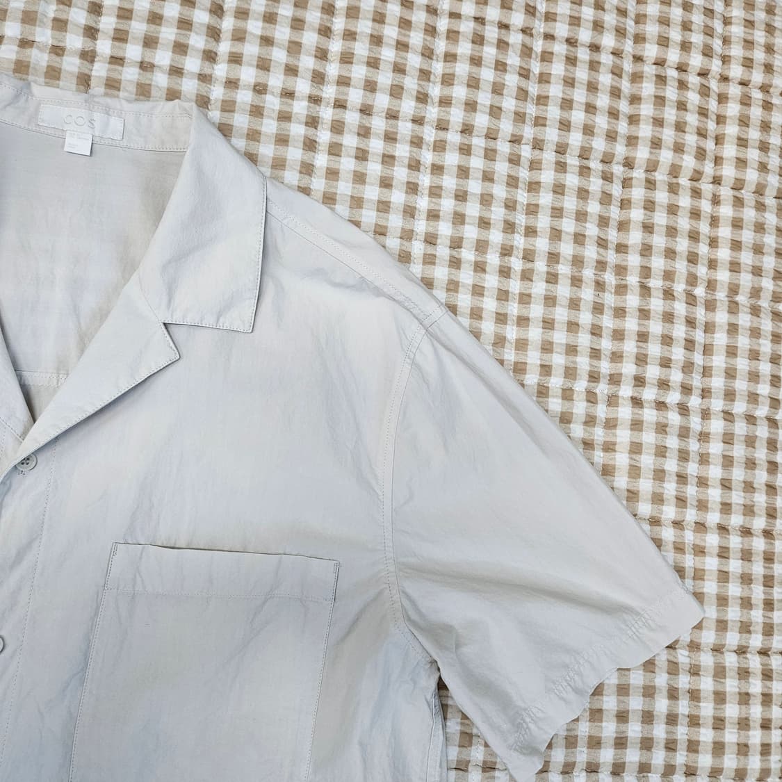 COS 코스 반소매 셔츠 자켓 남자100 상품이미지4