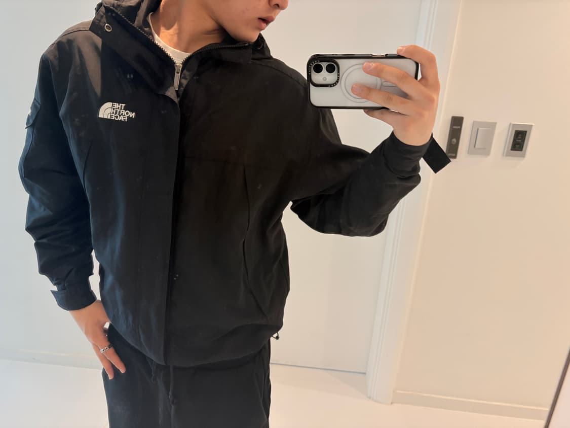 노스페이스 블랙 바람막이 자켓 L 상품이미지1