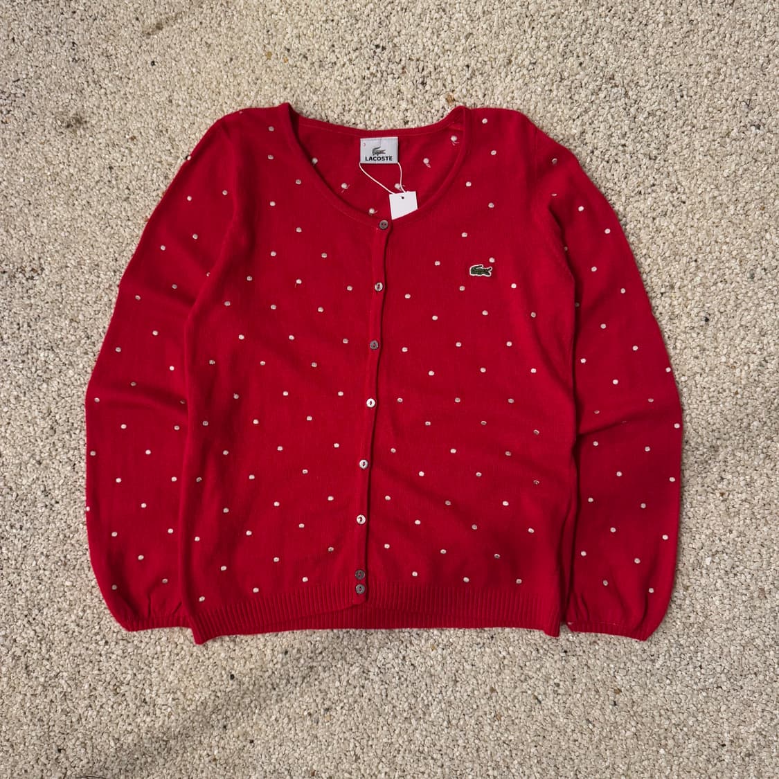 라코스테 긴팔 가디건 ⭐️272 상품이미지1