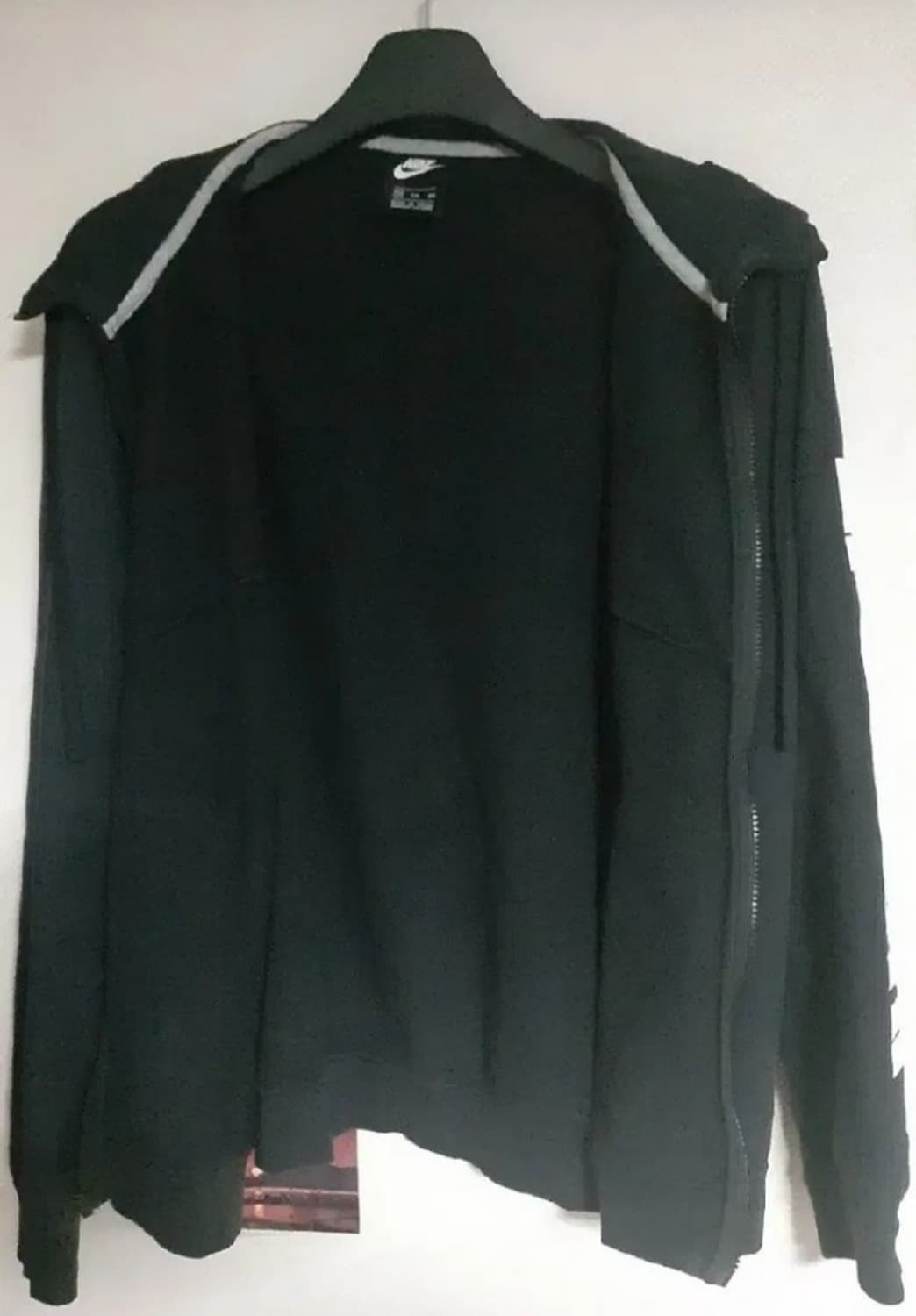 나이키 기모 후드 집업 블랙 XXL 110 상품이미지3