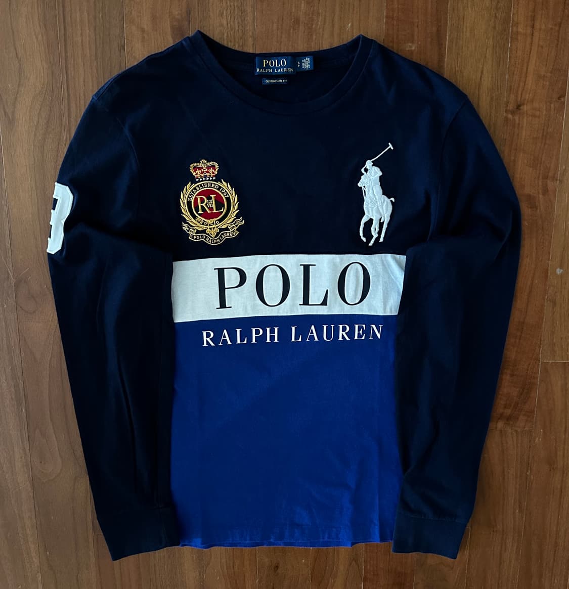 폴로 랄프로렌 빅포니 커스텀슬림핏 롱슬리브 S 상품이미지1