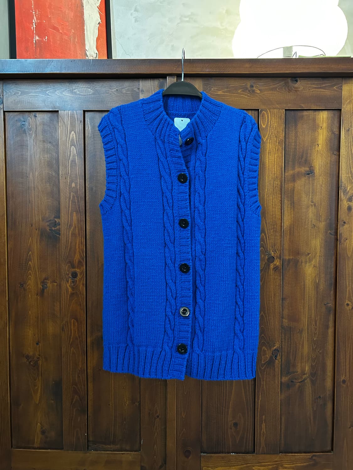 손뜨개 조끼 상품이미지3