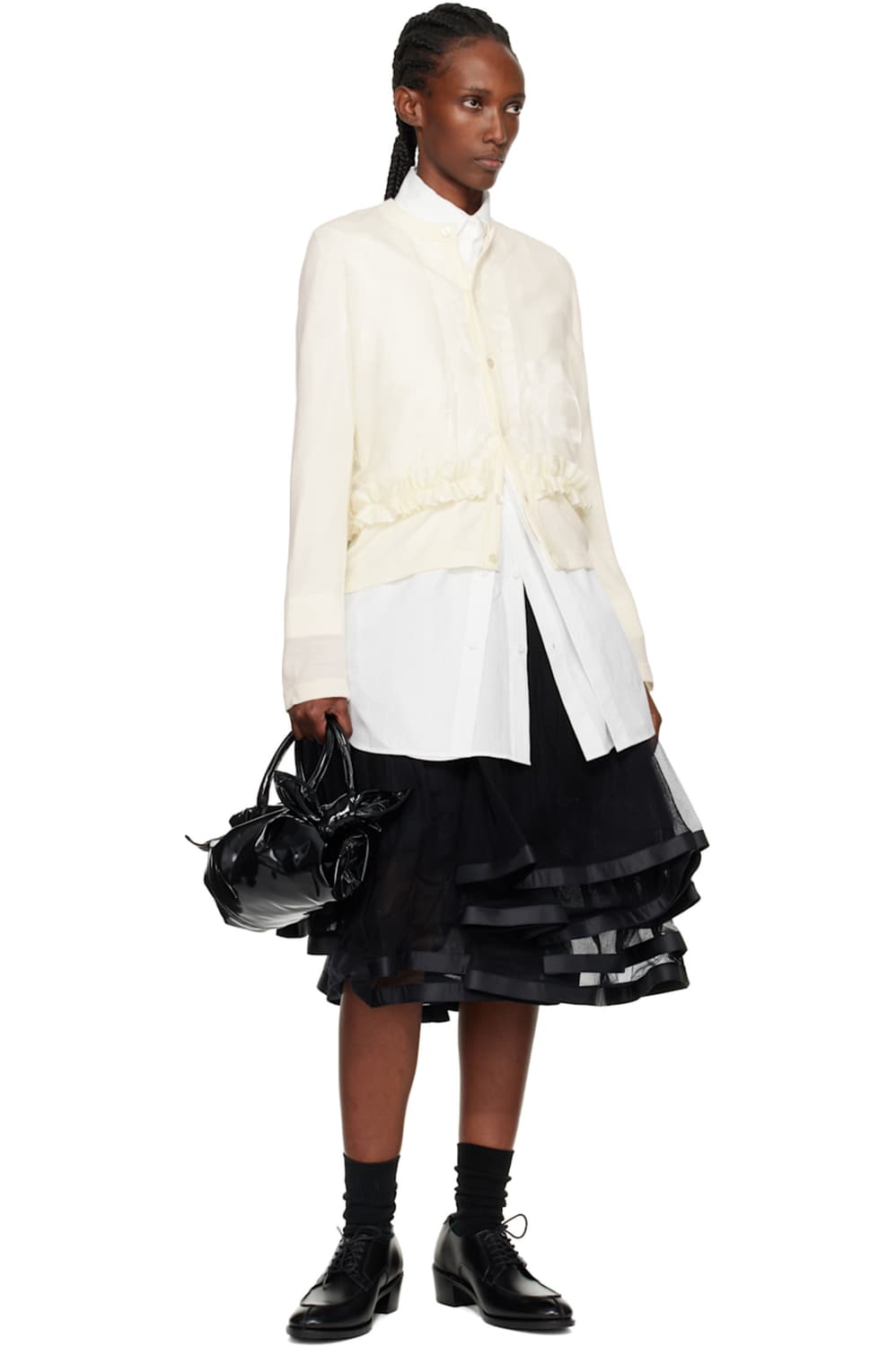 꼼데가르송 걸  26ss 리본 백/블랙 상품이미지2