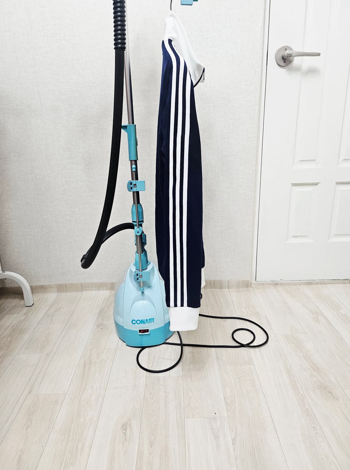 (95~100)M☆초대장급아디다스베켄바우어2중지퍼[화이트네이비]트랙탑져지 상품이미지5