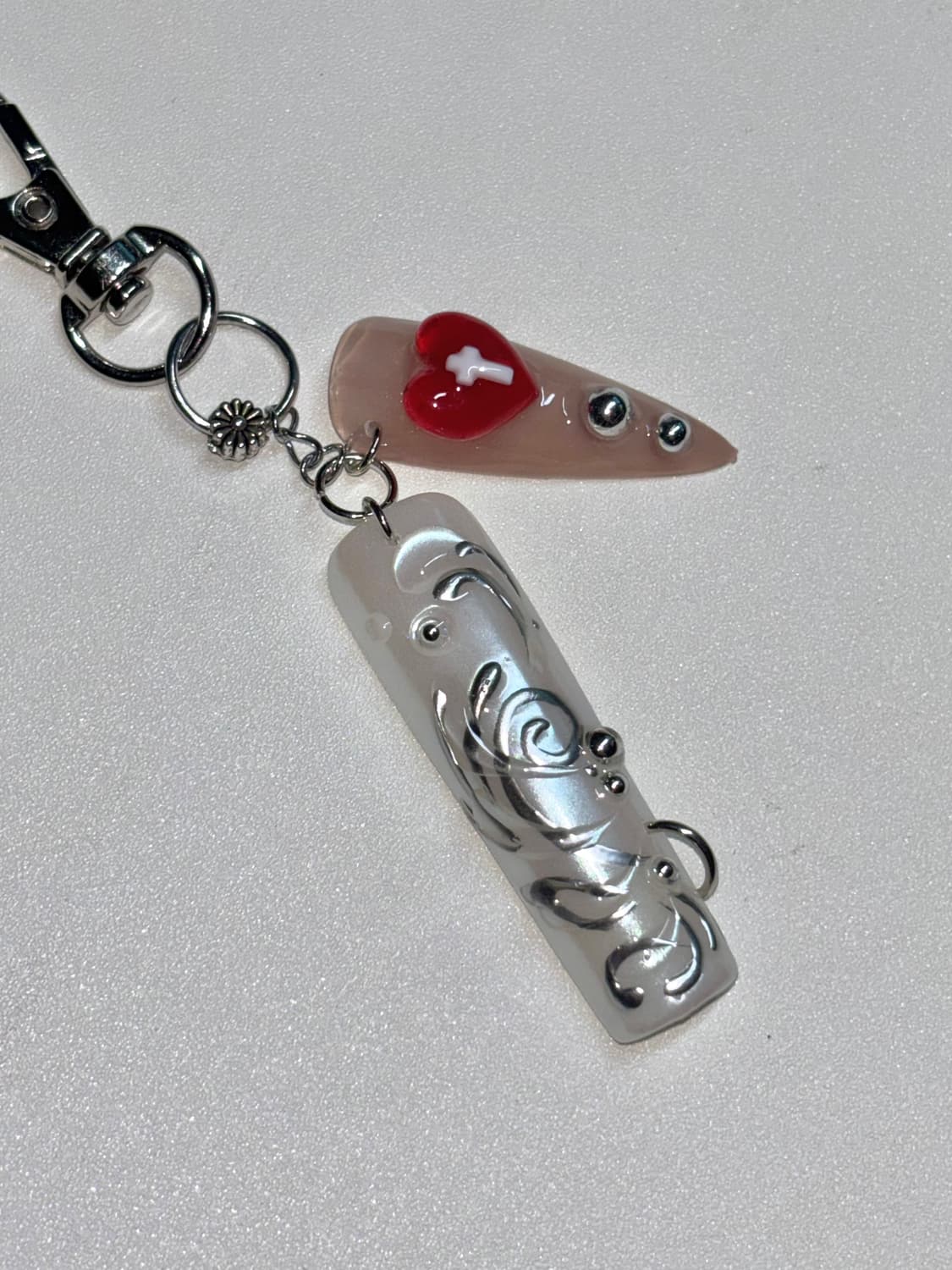 네일 팁 키링 nail tip keyring  상품이미지1