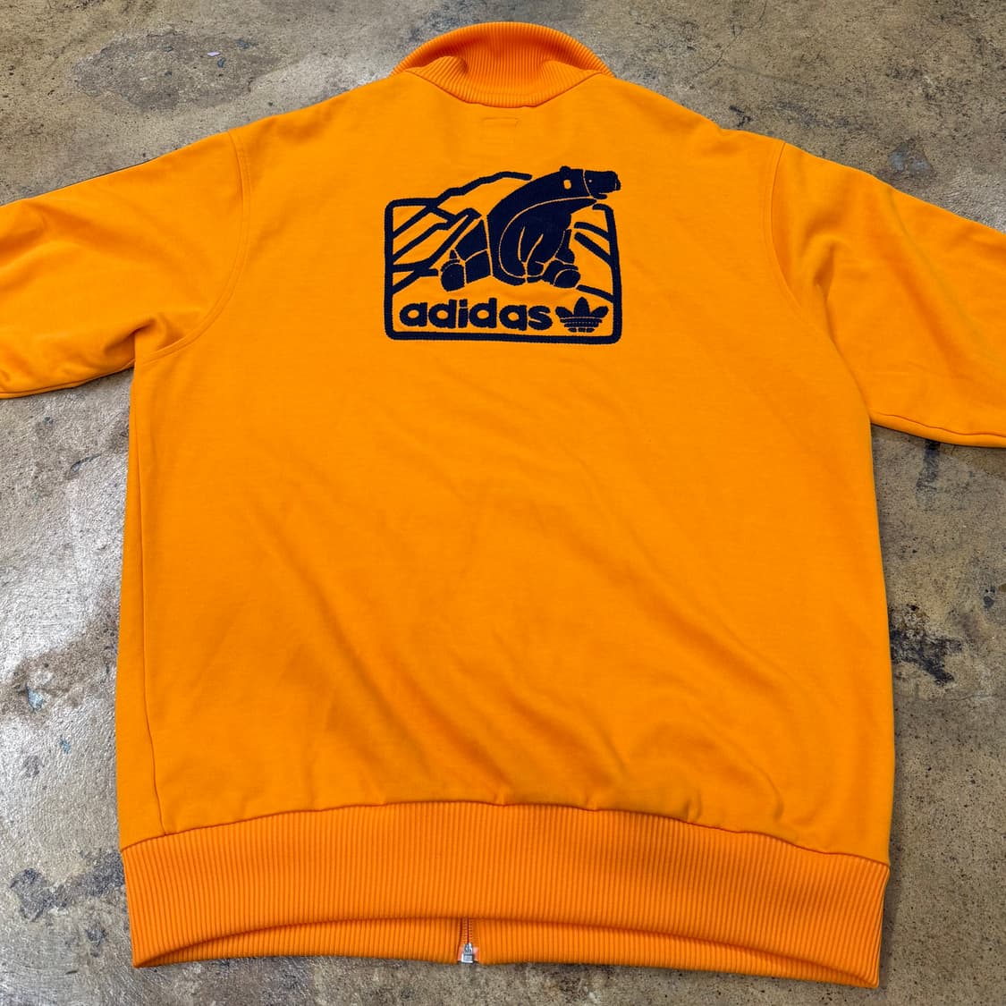 아디다스 오렌지 져지 트랙탑 110 상품이미지4