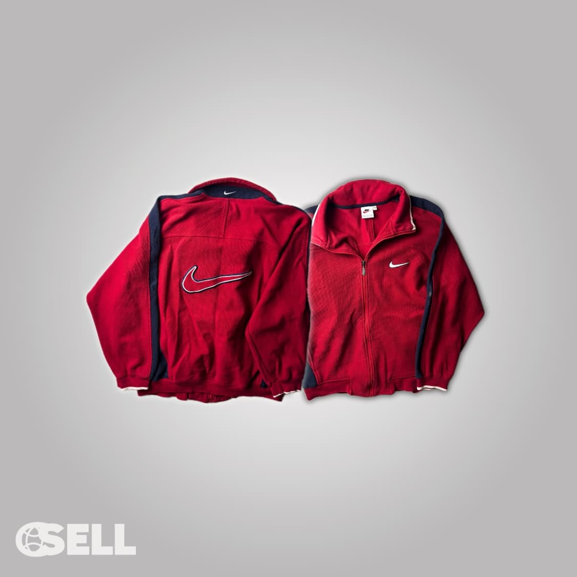 나이키 백로고 스우시 레드 져지 상품이미지3