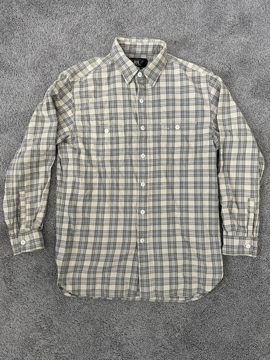 RRL 더블알엘 플레이드 트윌 워크셔츠 상품이미지1