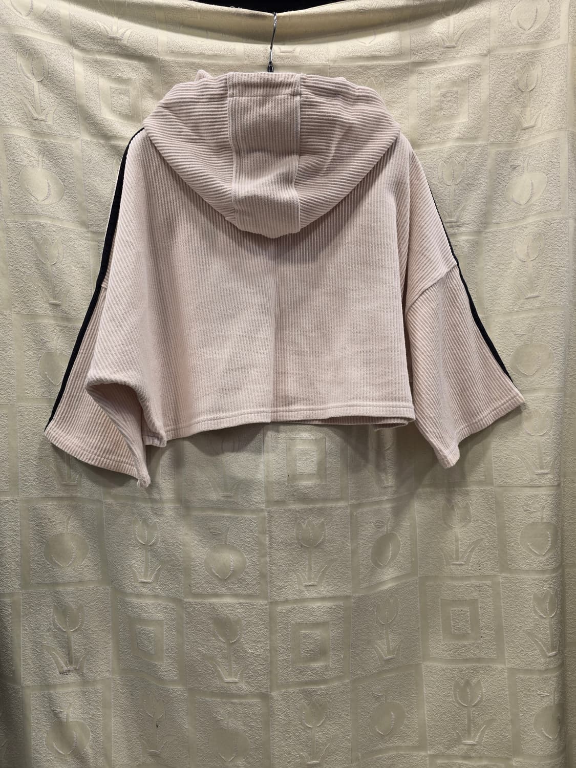 아디다스 와플 크롭 후드티 베이지 M(66) 상품이미지6